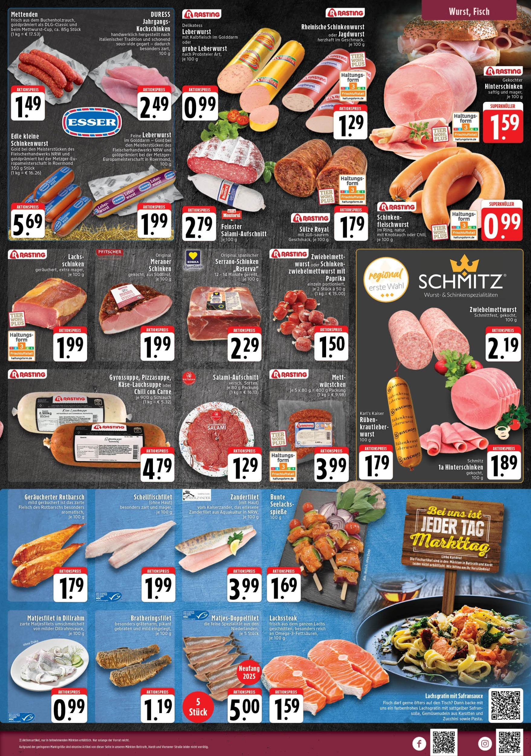 Edeka prospekt Wegberg	 (ab 22.06.2025) » Angebote Online | Seite: 3 | Produkte: Tisch, Lachs, Knoblauch, Fleisch