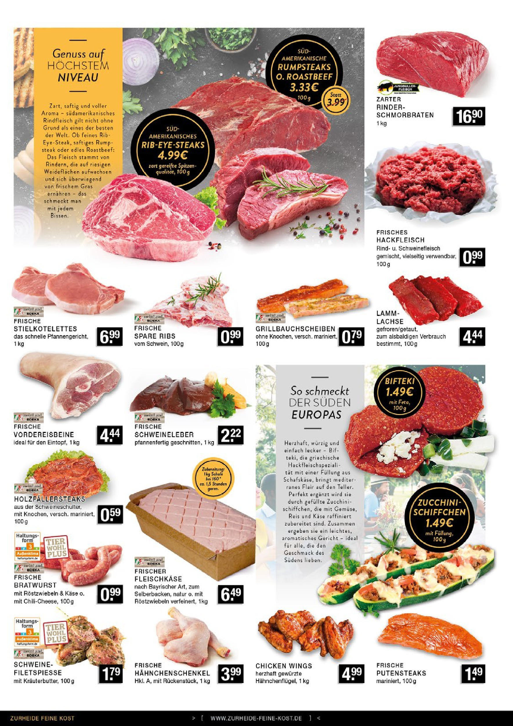 Edeka prospekt Bottrop	 (ab 22.06.2025) » Angebote Online | Seite: 2 | Produkte: Feta, Käse, Spare ribs, Roastbeef