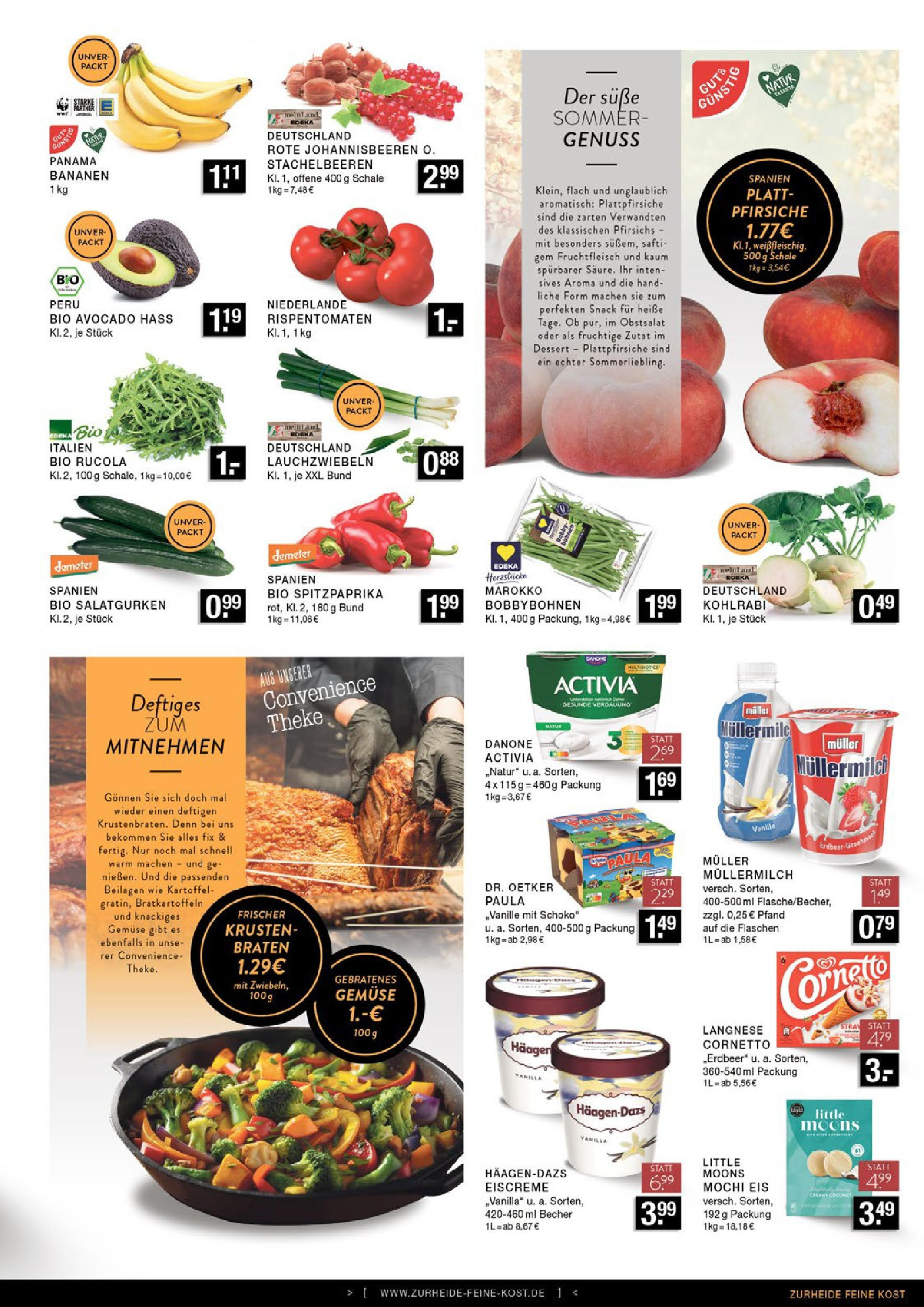 Edeka prospekt Bottrop	 (ab 22.06.2025) » Angebote Online | Seite: 5 | Produkte: Rucola, Kohlrabi, Bananen, Müllermilch