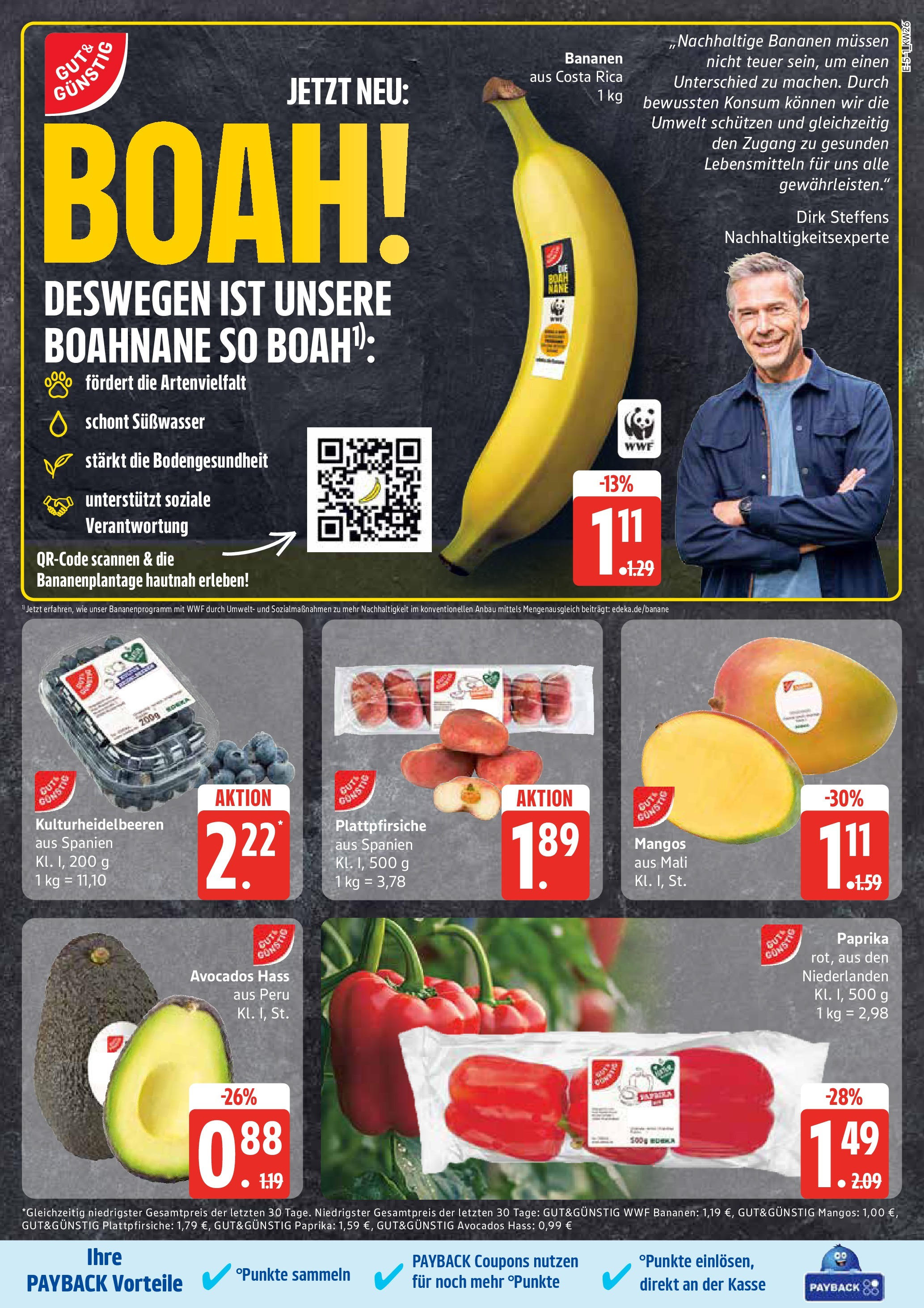 Edeka prospekt Neu Wulmstorf	 (ab 22.06.2025) » Angebote Online | Seite: 5 | Produkte: Bananen, Avocado, Paprika