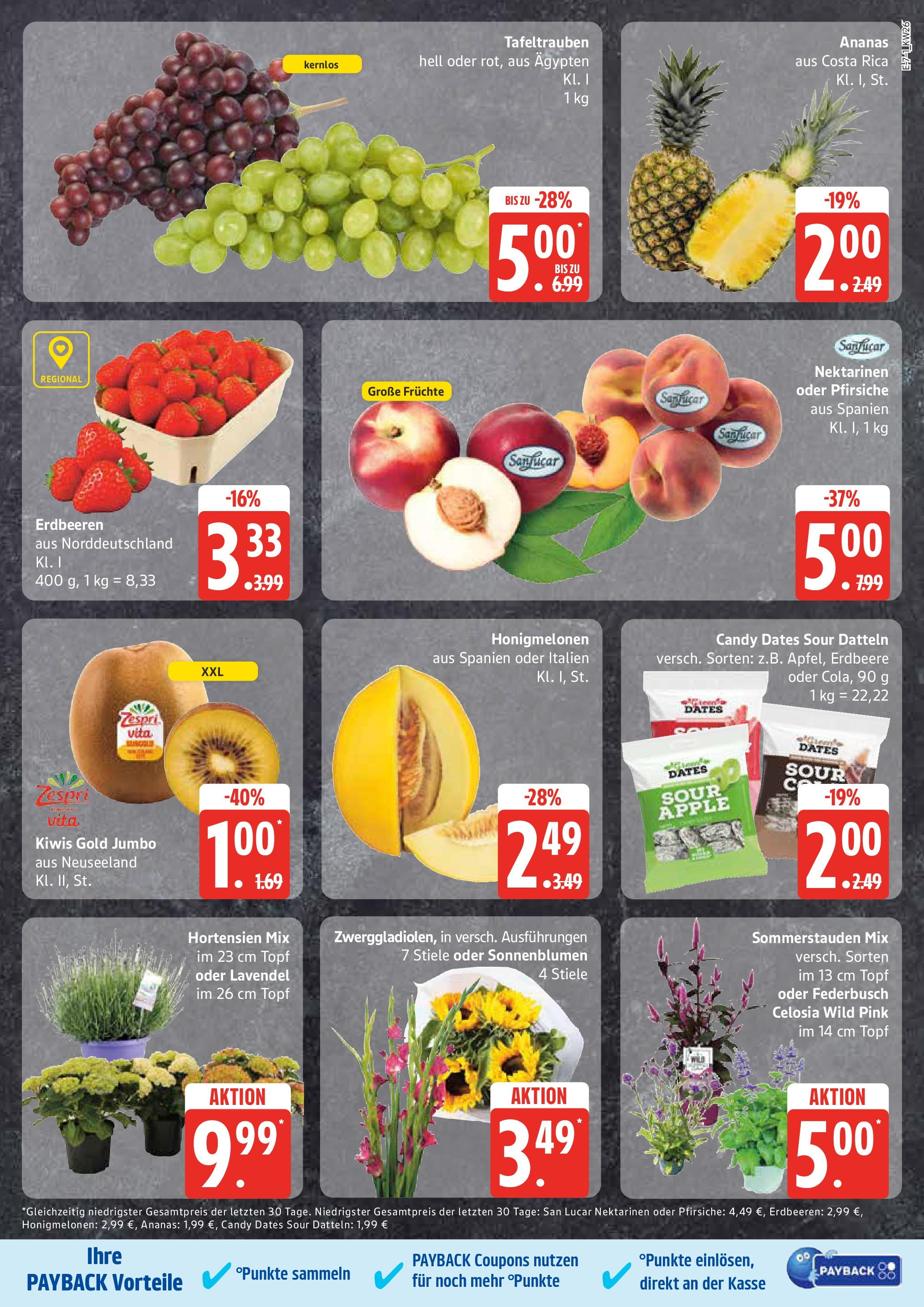 Edeka prospekt Neu Wulmstorf	 (ab 22.06.2025) » Angebote Online | Seite: 7 | Produkte: Nektarinen, Ananas, Lavendel, Kiwi