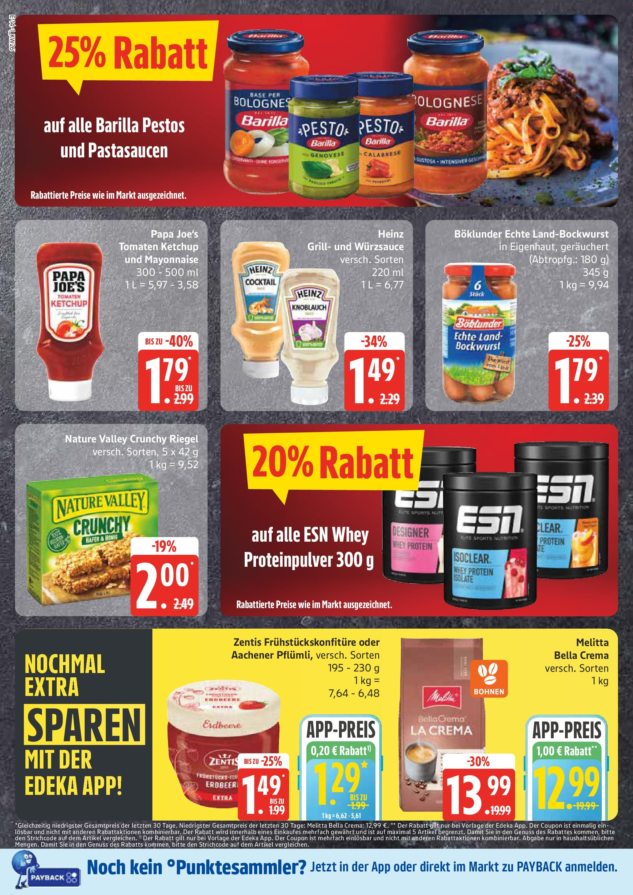 Edeka prospekt Neu Wulmstorf	 (ab 22.06.2025) » Angebote Online | Seite: 14 | Produkte: Grill, Barilla, Tomaten, Ketchup