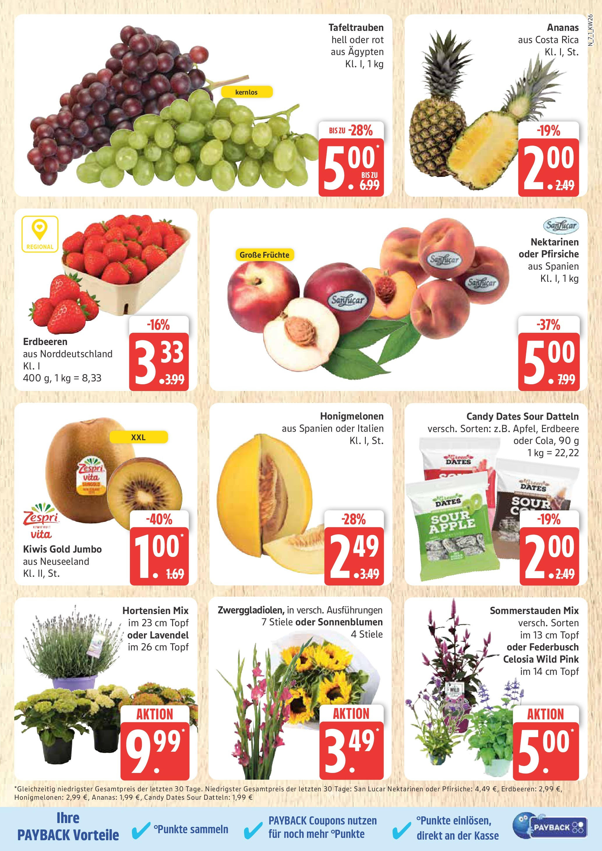 Marktkauf - Marktkauf: Wochenangebote (ab 22.06.2025) » Angebote online | Seite: 7 | Produkte: Apple, Lavendel, Erdbeeren, Kiwi