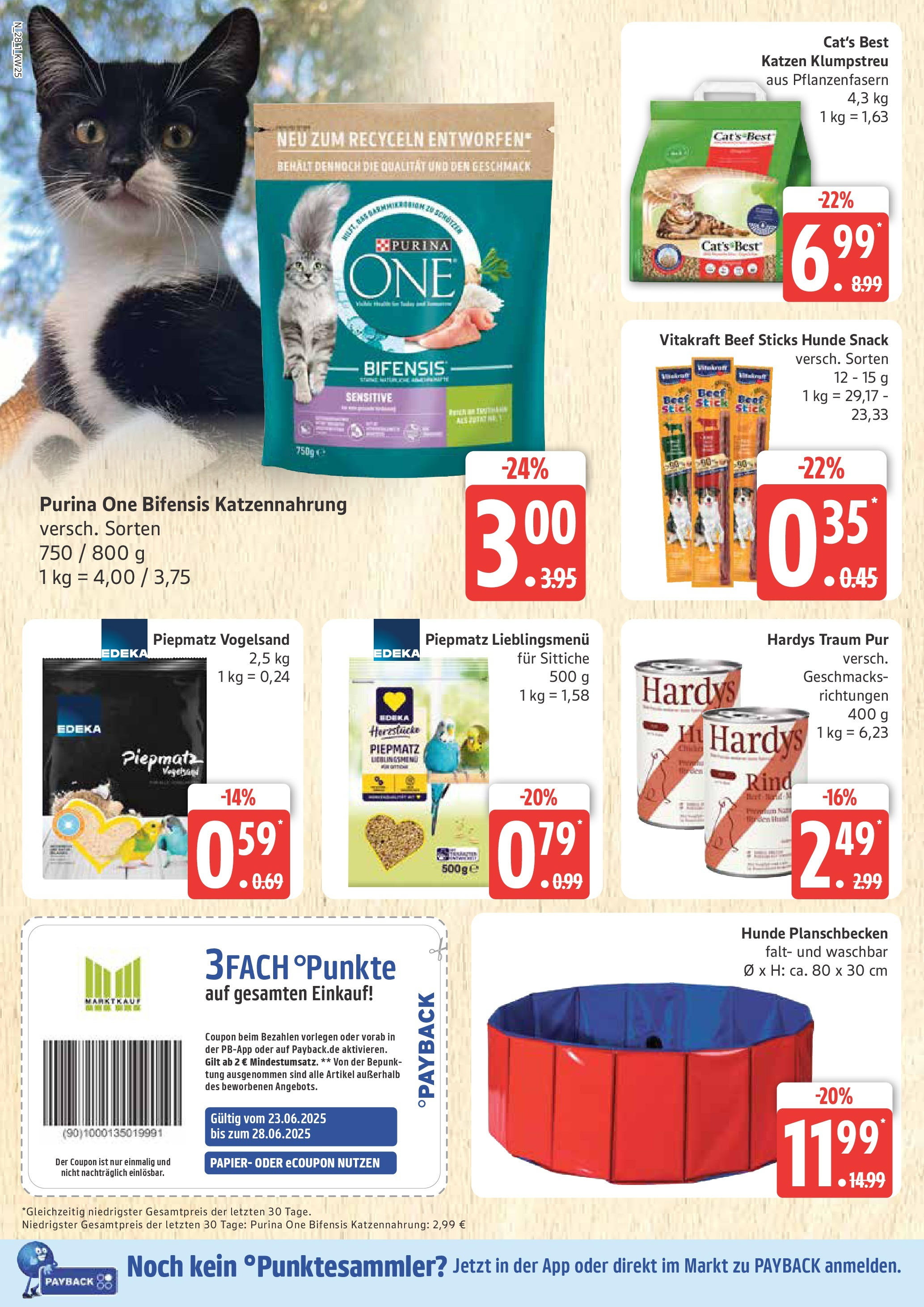 Marktkauf - Marktkauf: Wochenangebote (ab 22.06.2025) » Angebote online | Seite: 28 | Produkte: Purina one
