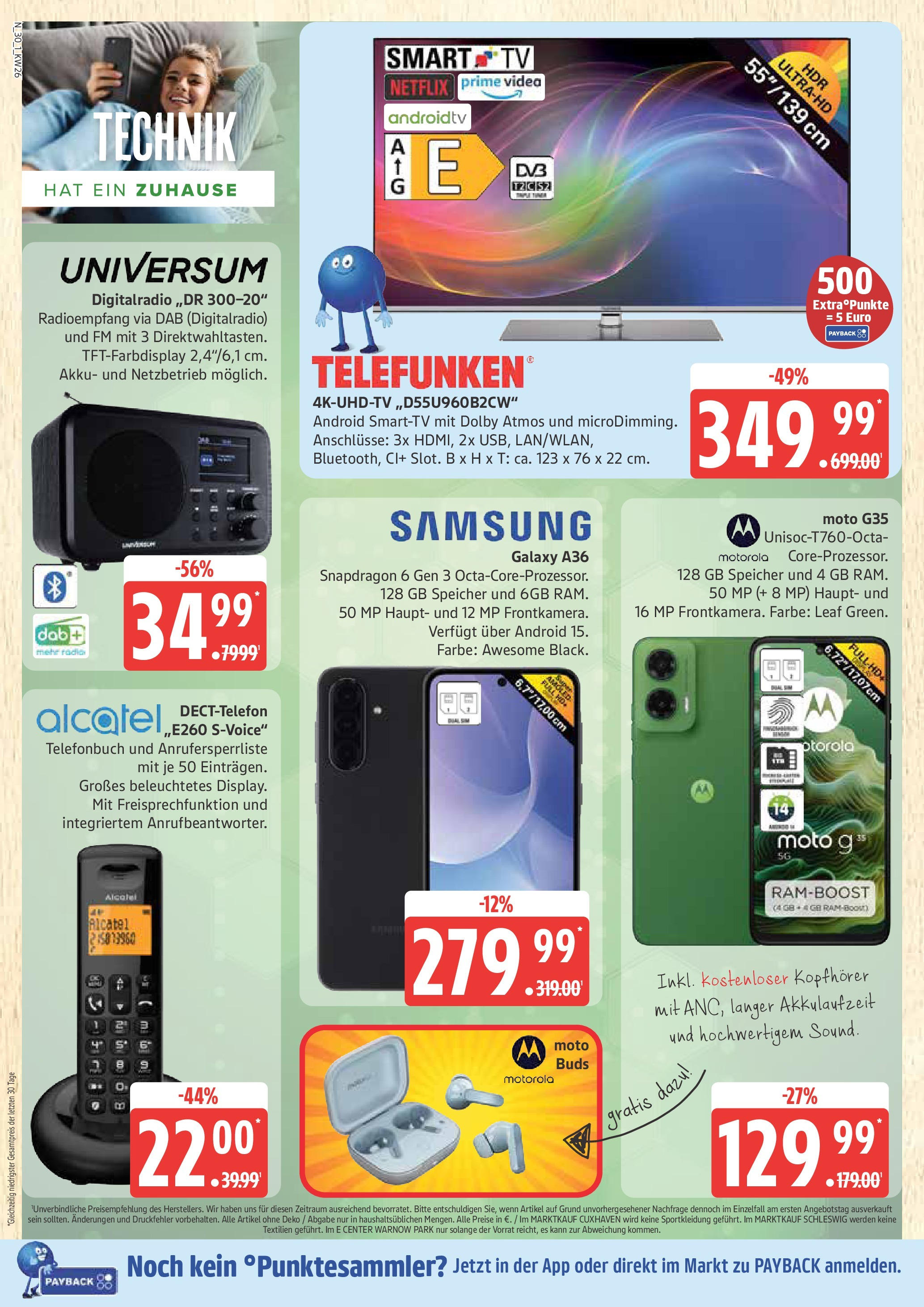 Marktkauf - Marktkauf: Wochenangebote (ab 22.06.2025) » Angebote online | Seite: 30 | Produkte: Smart TV, Smartphone, TV, Radio