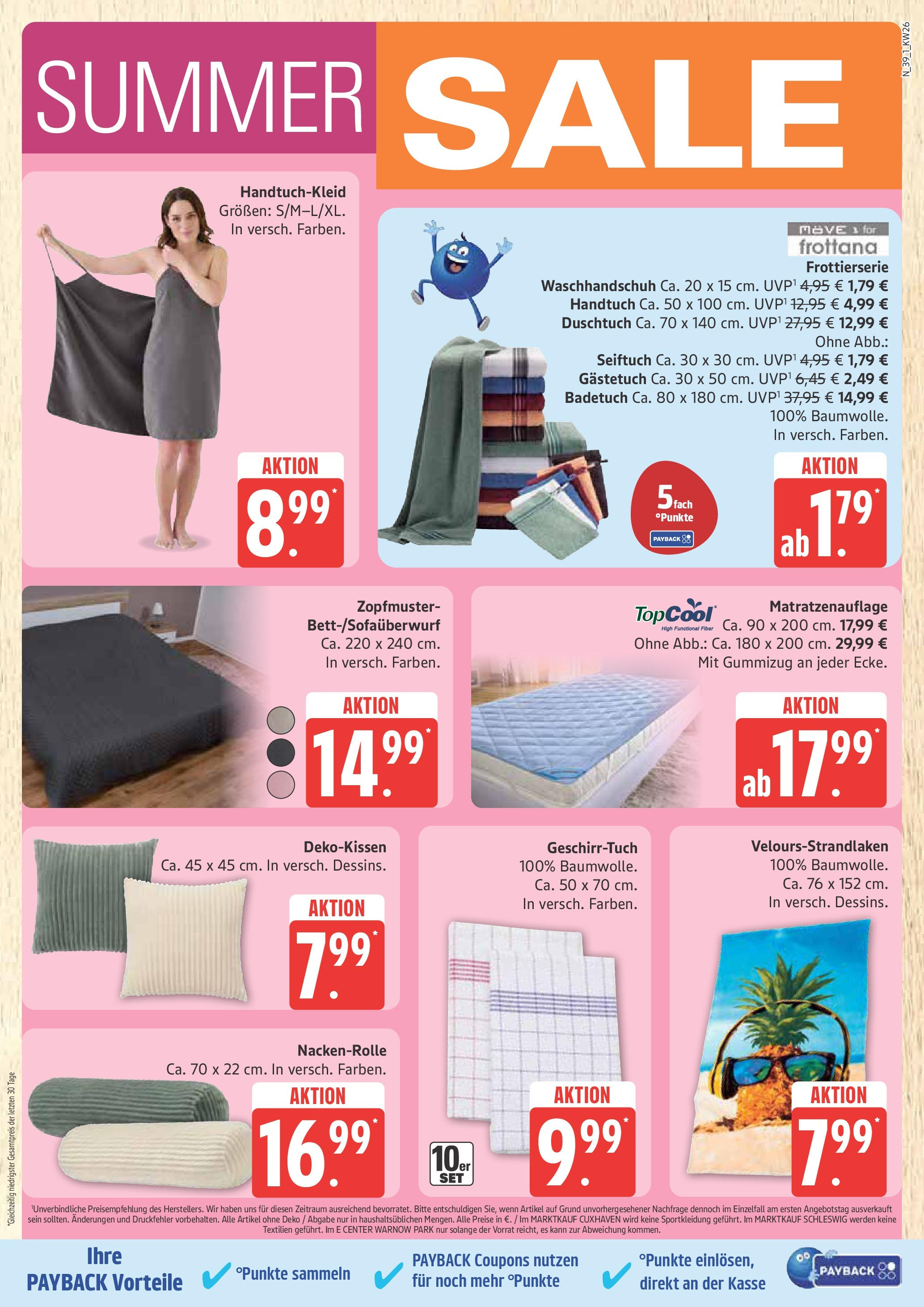 Marktkauf - Marktkauf: Wochenangebote (ab 22.06.2025) » Angebote online | Seite: 39 | Produkte: Topper