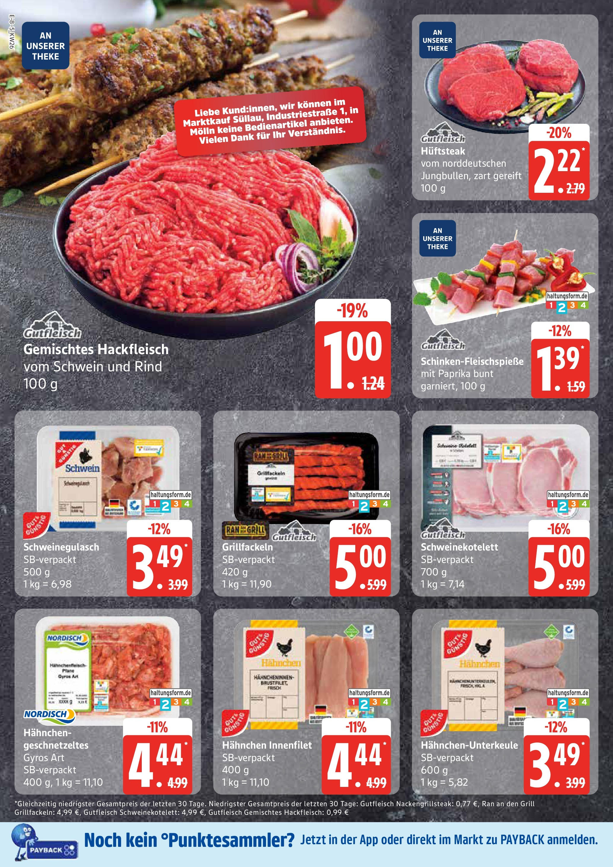 Marktkauf - Marktkauf: Wochenangebote (ab 22.06.2025) » Angebote online | Seite: 8 | Produkte: Grill, Theke, Gyros, Paprika