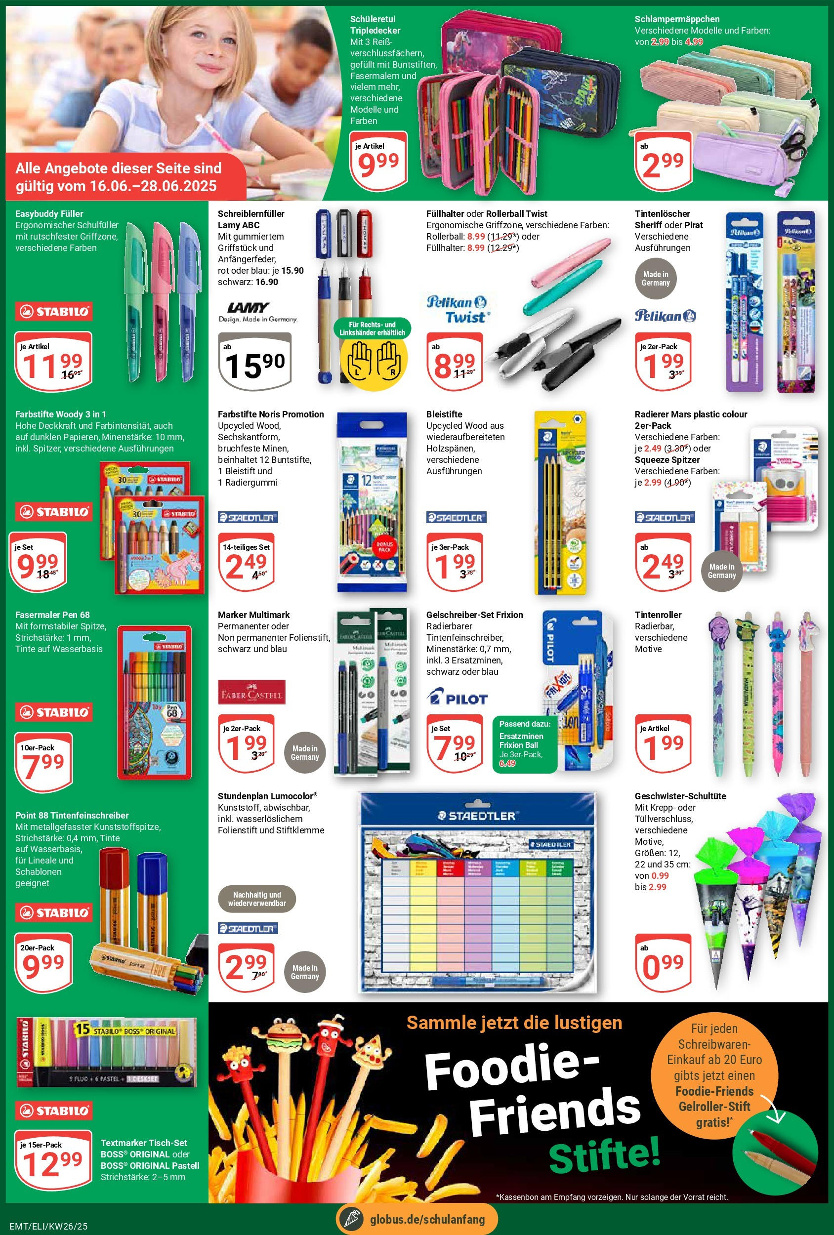 Globus prospekt Mittelhausen	 (ab 22.06.2025) » Angebote online | Seite: 2 | Produkte: Mars, Highlighter