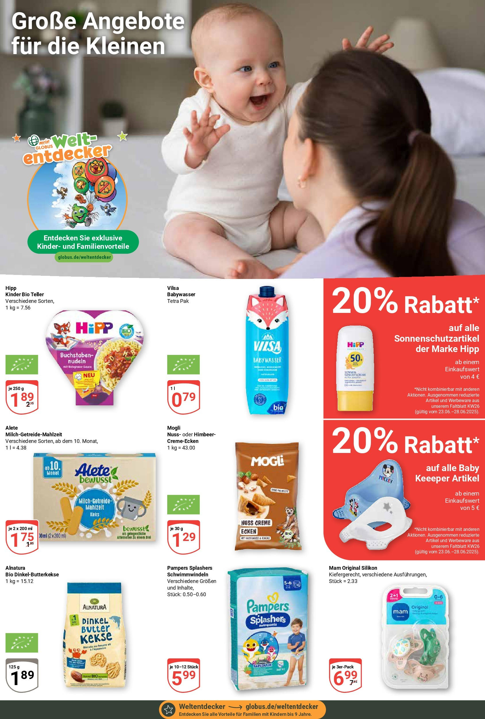 Globus prospekt Simmern	 (ab 22.06.2025) » Angebote online | Seite: 19 | Produkte: Butter, Pampers, Nudeln, Kekse