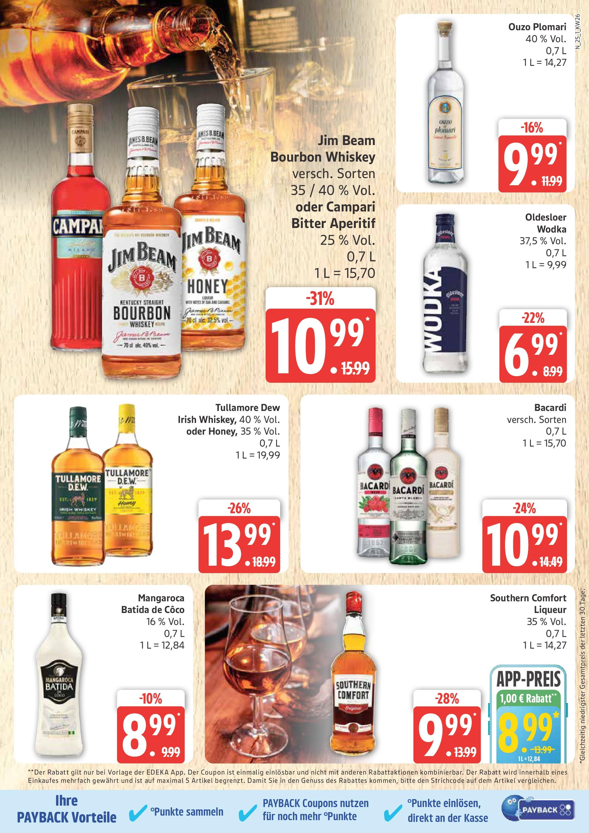 Marktkauf - Marktkauf: Wochenangebote (ab 22.06.2025) » Angebote online | Seite: 25 | Produkte: Bacardi, Batida de coco, Oldesloer, Wodka