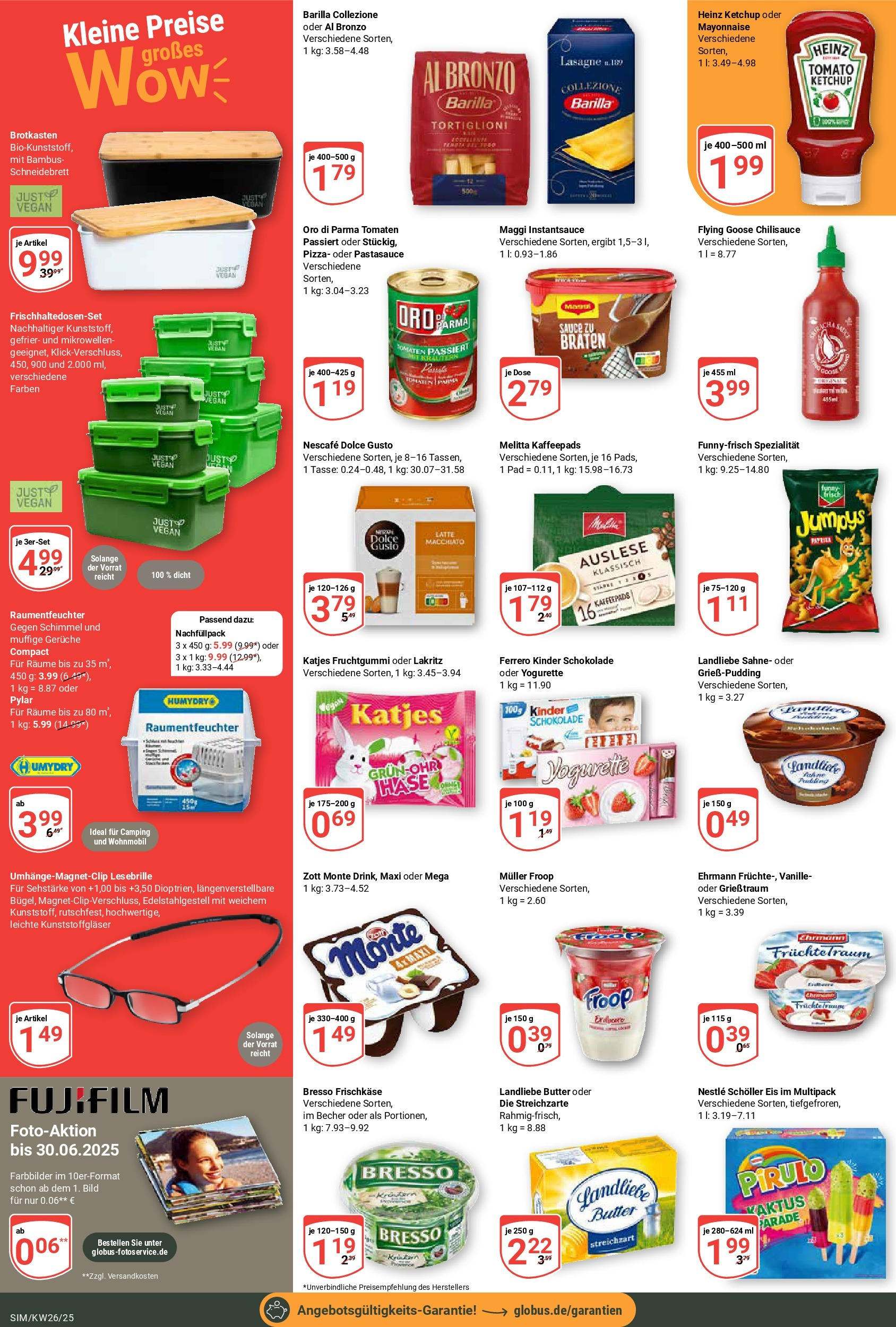 Globus prospekt Simmern	 (ab 22.06.2025) » Angebote online | Seite: 6 | Produkte: Butter, Sahne, Eis, Dolce gusto