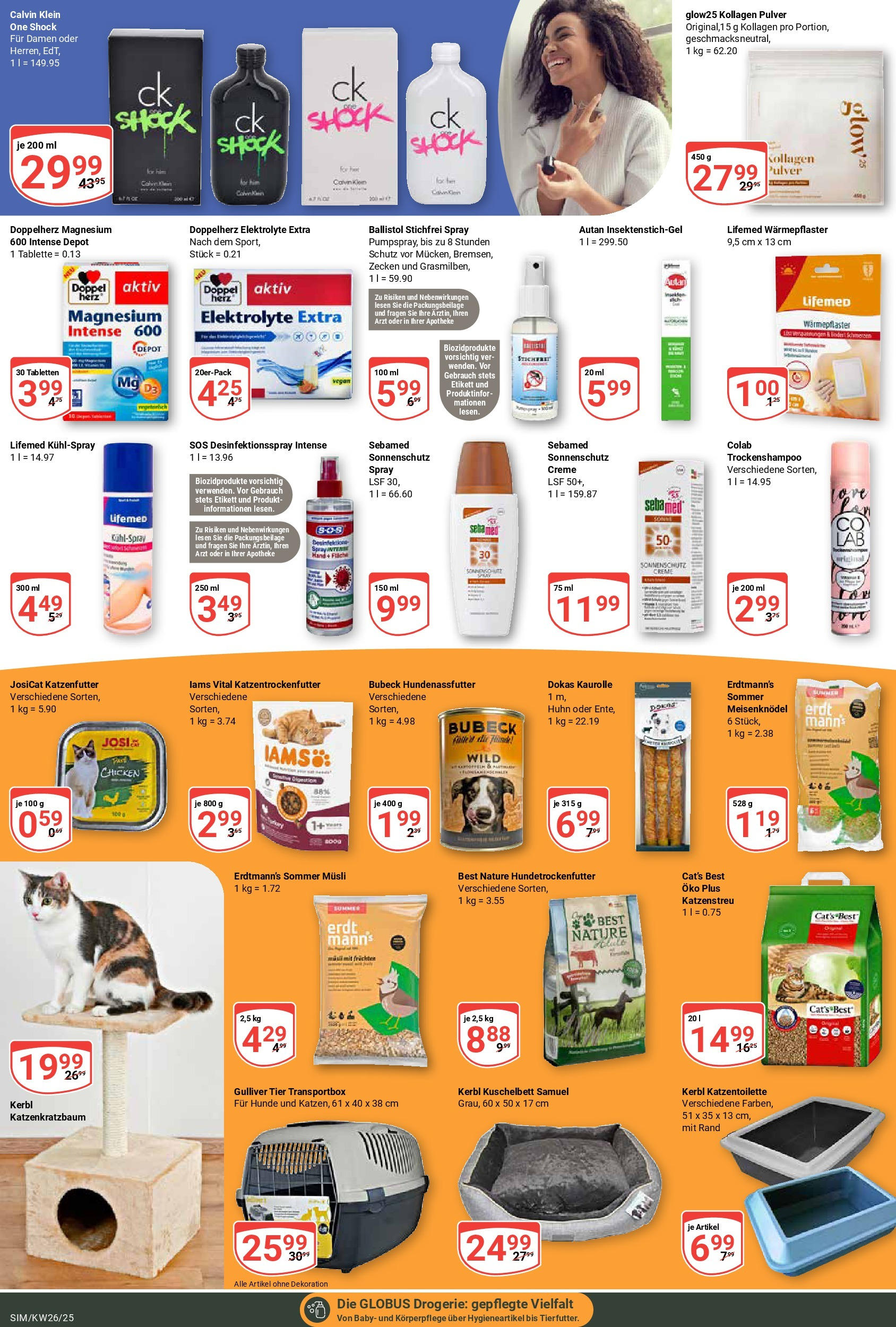 Globus prospekt Simmern	 (ab 22.06.2025) » Angebote online | Seite: 20 | Produkte: Musli, Toilette, Eau de Toilette, Creme