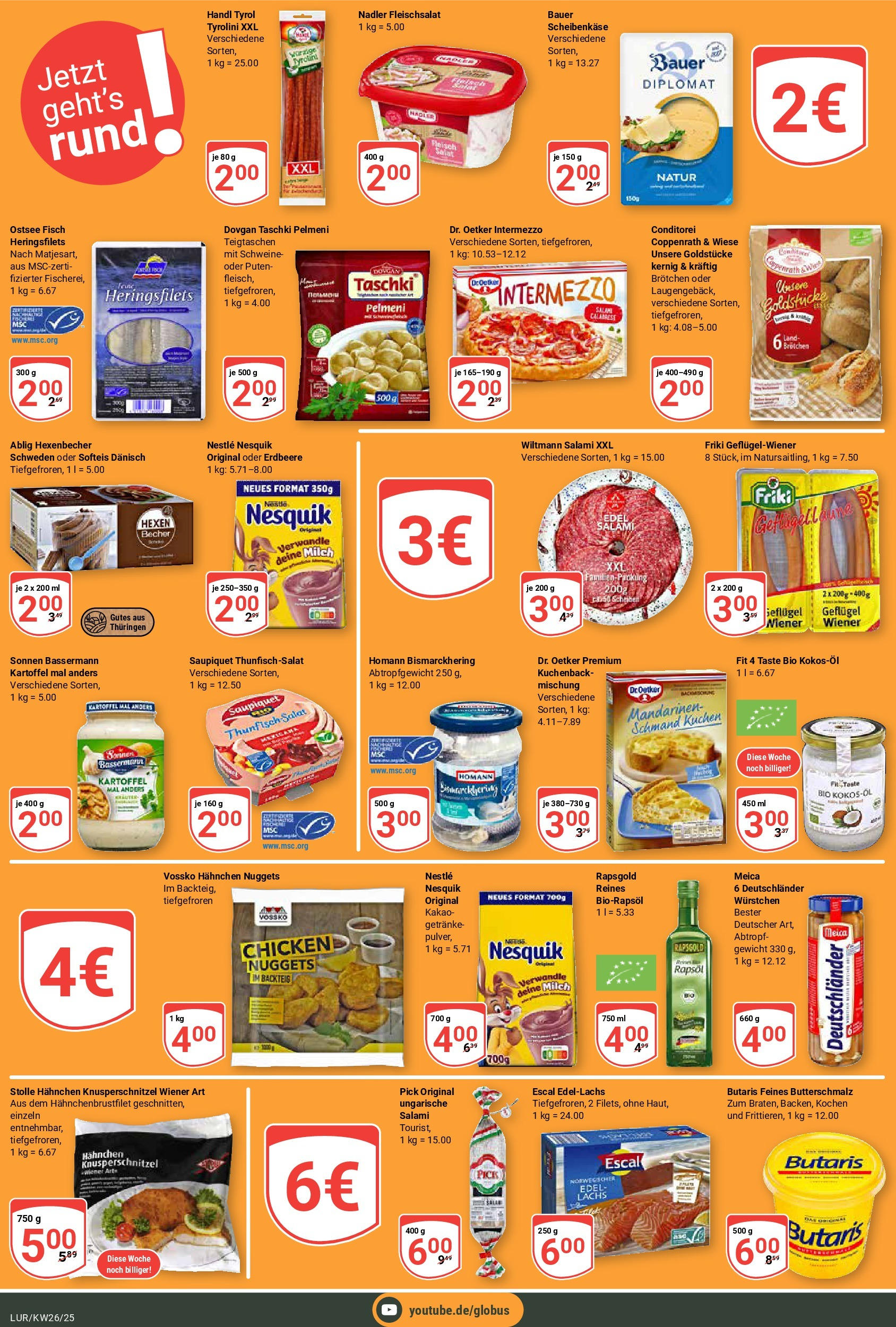 Globus prospekt Hamburg	 (ab 23.06.2025) » Angebote online | Seite: 5 | Produkte: Butterschmalz, Hahnchen, Rapsöl, Lachs