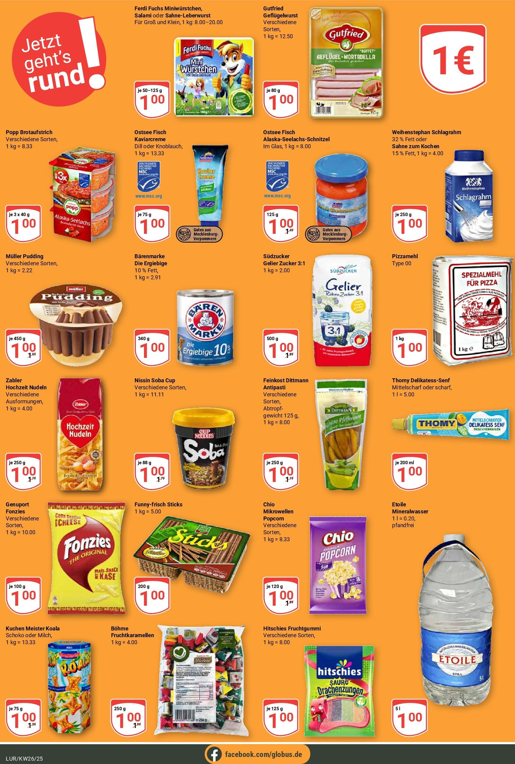 Globus prospekt Hamburg	 (ab 23.06.2025) » Angebote online | Seite: 6 | Produkte: Pudding, Mineralwasser, Dill, Kuchen