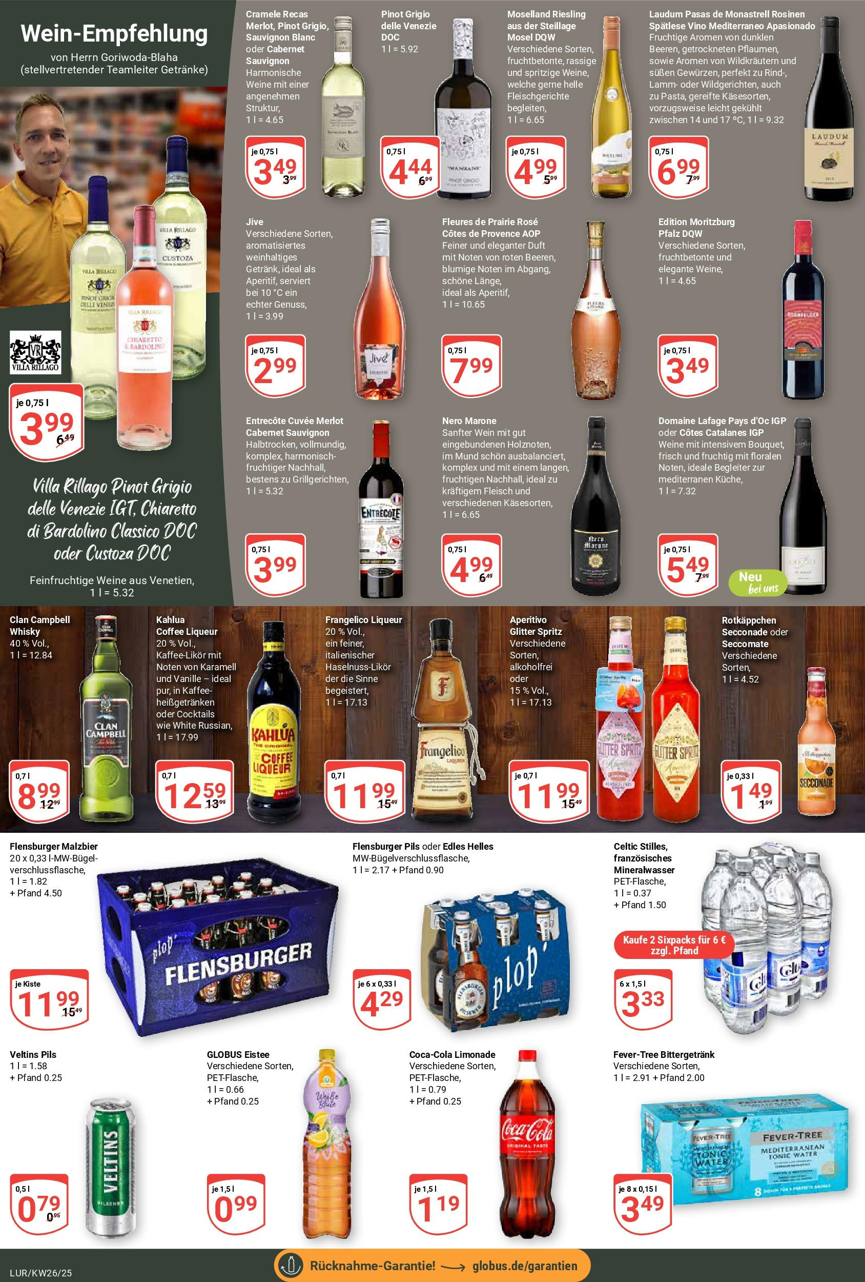 Globus prospekt Hamburg	 (ab 23.06.2025) » Angebote online | Seite: 15 | Produkte: Kaffee, Merlot, Pils, Duft