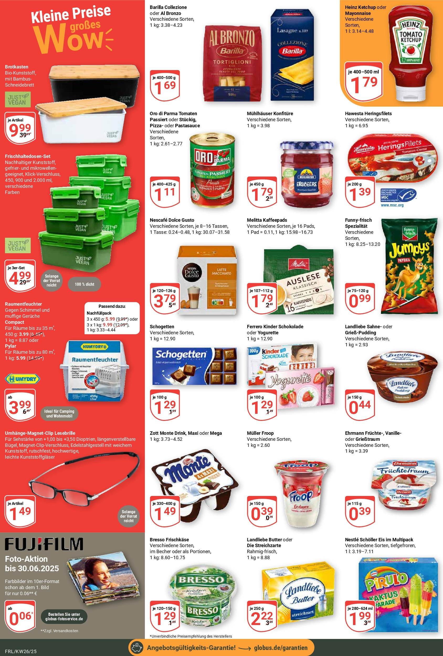 Globus prospekt Freilassing	 (ab 22.06.2025) » Angebote online | Seite: 2 | Produkte: Kaffeepads, Bresso, Eis, Frischkase