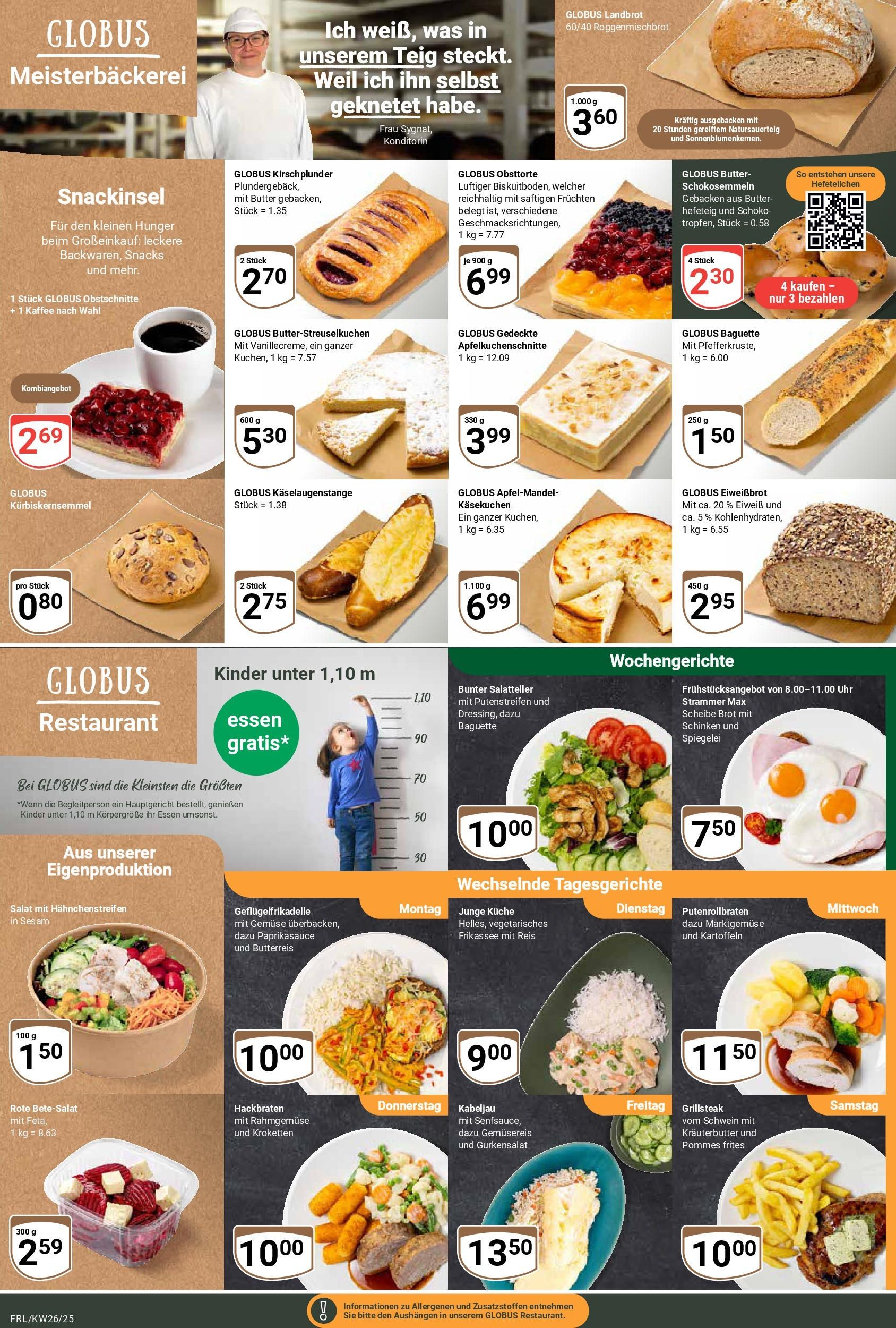 Globus prospekt Freilassing	 (ab 22.06.2025) » Angebote online | Seite: 5 | Produkte: Kaffee, Küche, Baguette, Pommes frites