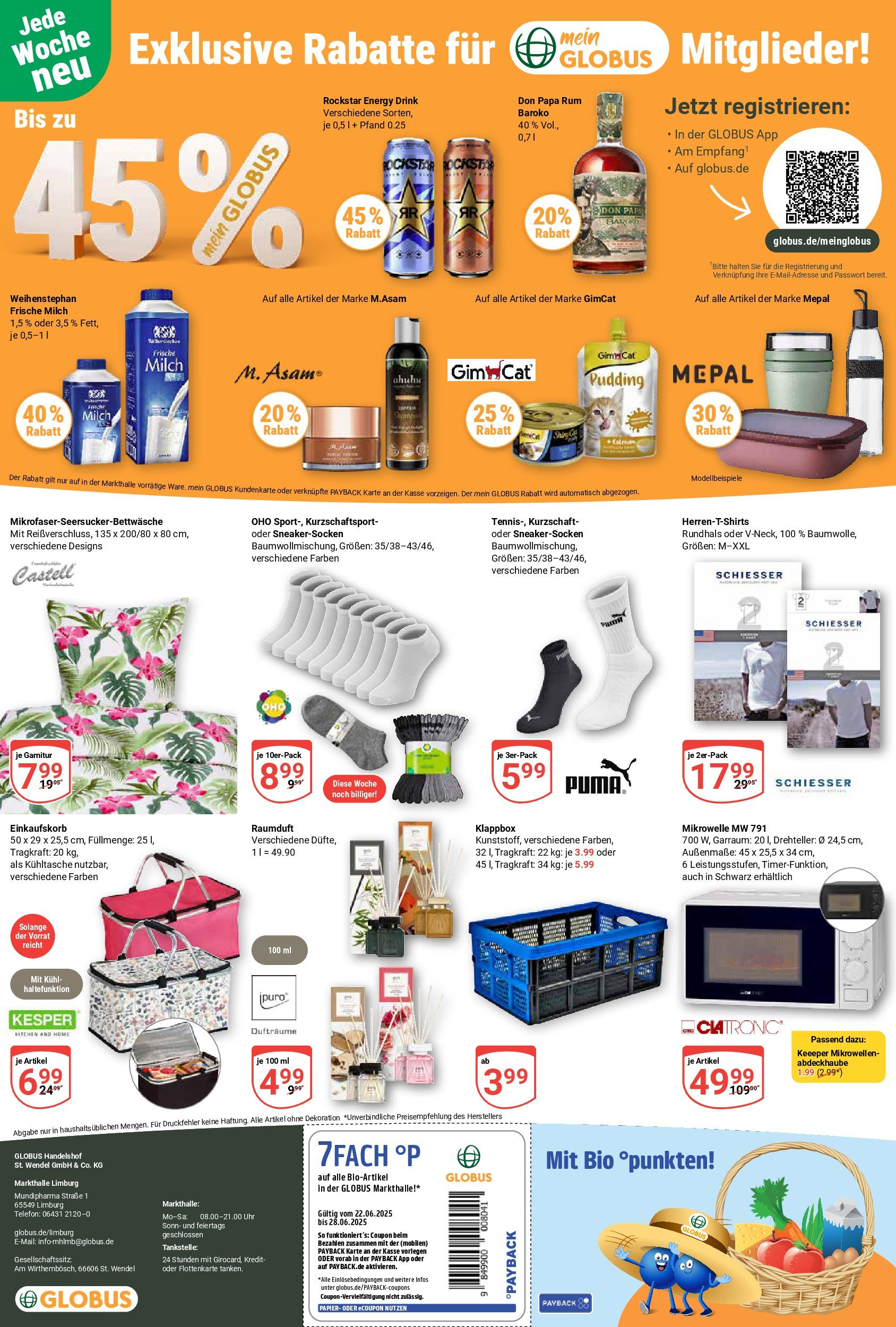 Globus prospekt Limburg	 (ab 22.06.2025) » Angebote online | Seite: 21 | Produkte: Rockstar energy, Rockstar, Box, Uhr
