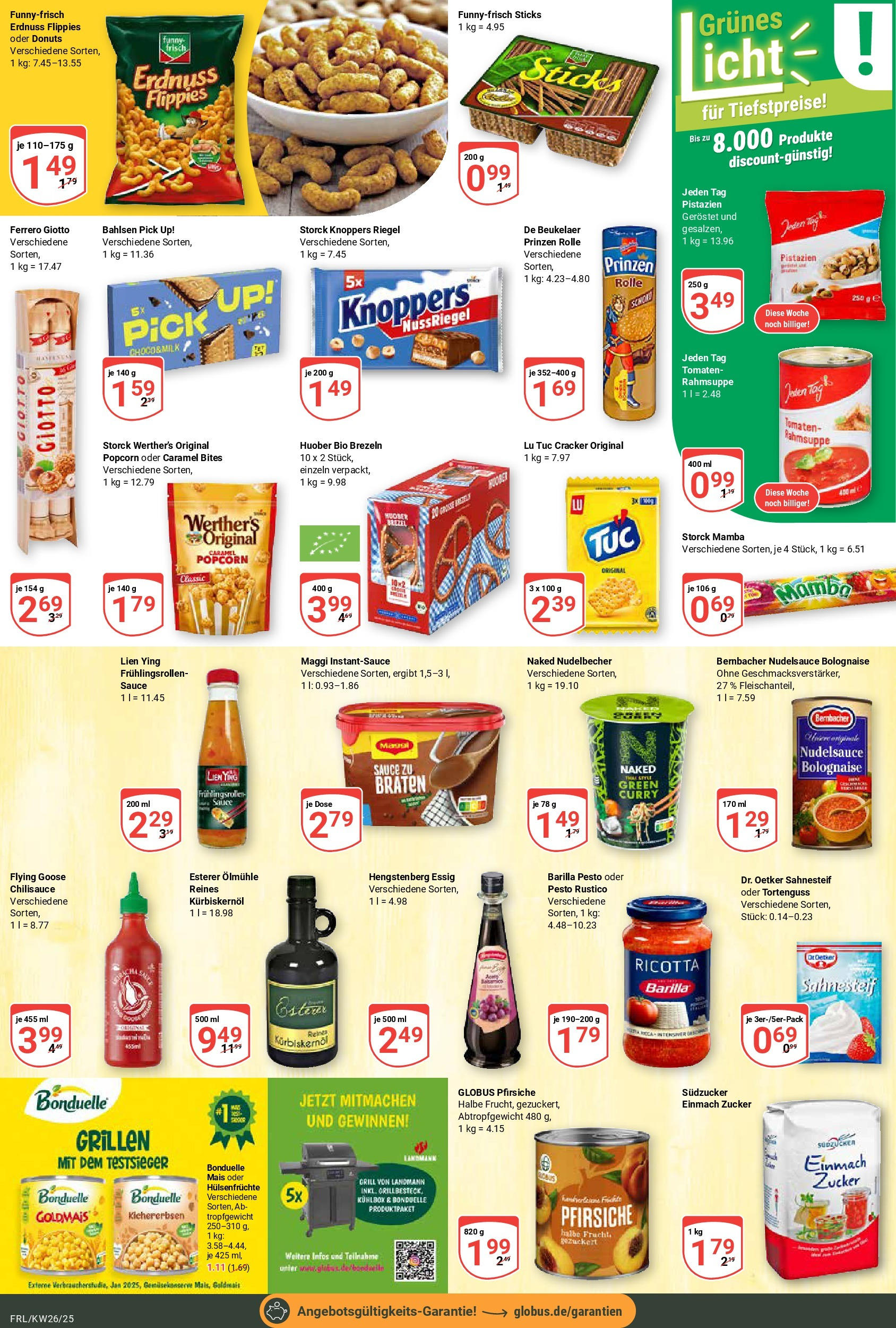 Globus prospekt Freilassing	 (ab 22.06.2025) » Angebote online | Seite: 10 | Produkte: Barilla, Essig, Barilla pesto, Donuts