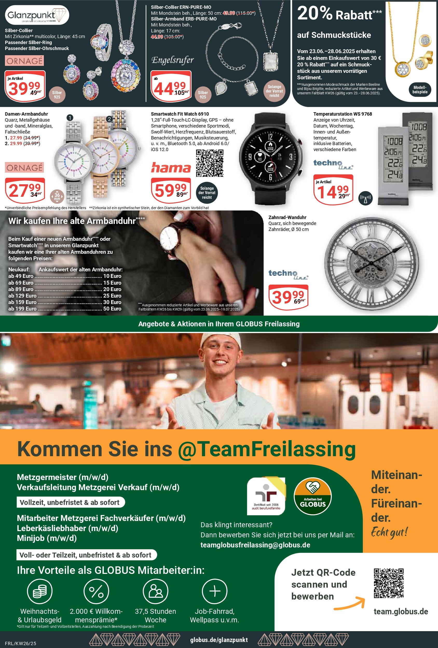 Globus prospekt Freilassing	 (ab 22.06.2025) » Angebote online | Seite: 17 | Produkte: Smartwatch