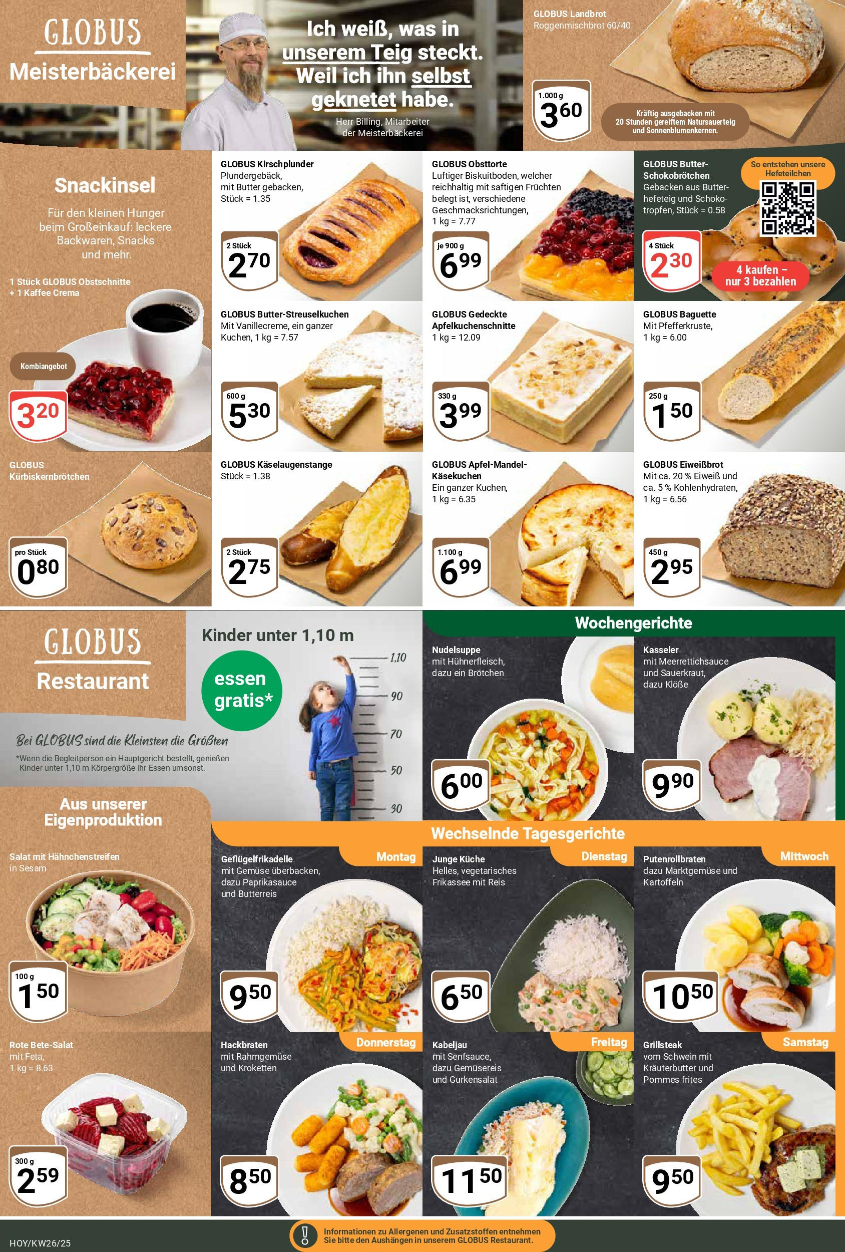 Globus prospekt Hoyerswerda	 (ab 22.06.2025) » Angebote online | Seite: 9 | Produkte: Pommes, Baguette, Reis, Salat