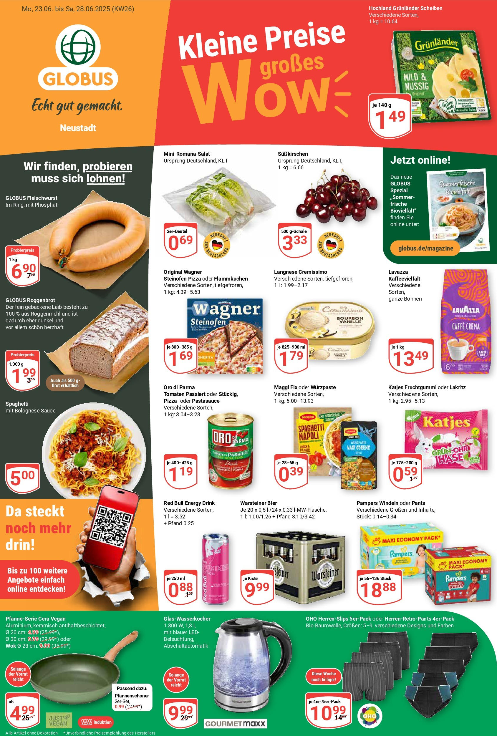 Globus prospekt Neustadt	 (ab 22.06.2025) » Angebote online | Seite: 5 | Produkte: Langnese, Katjes, Pizza, Wok
