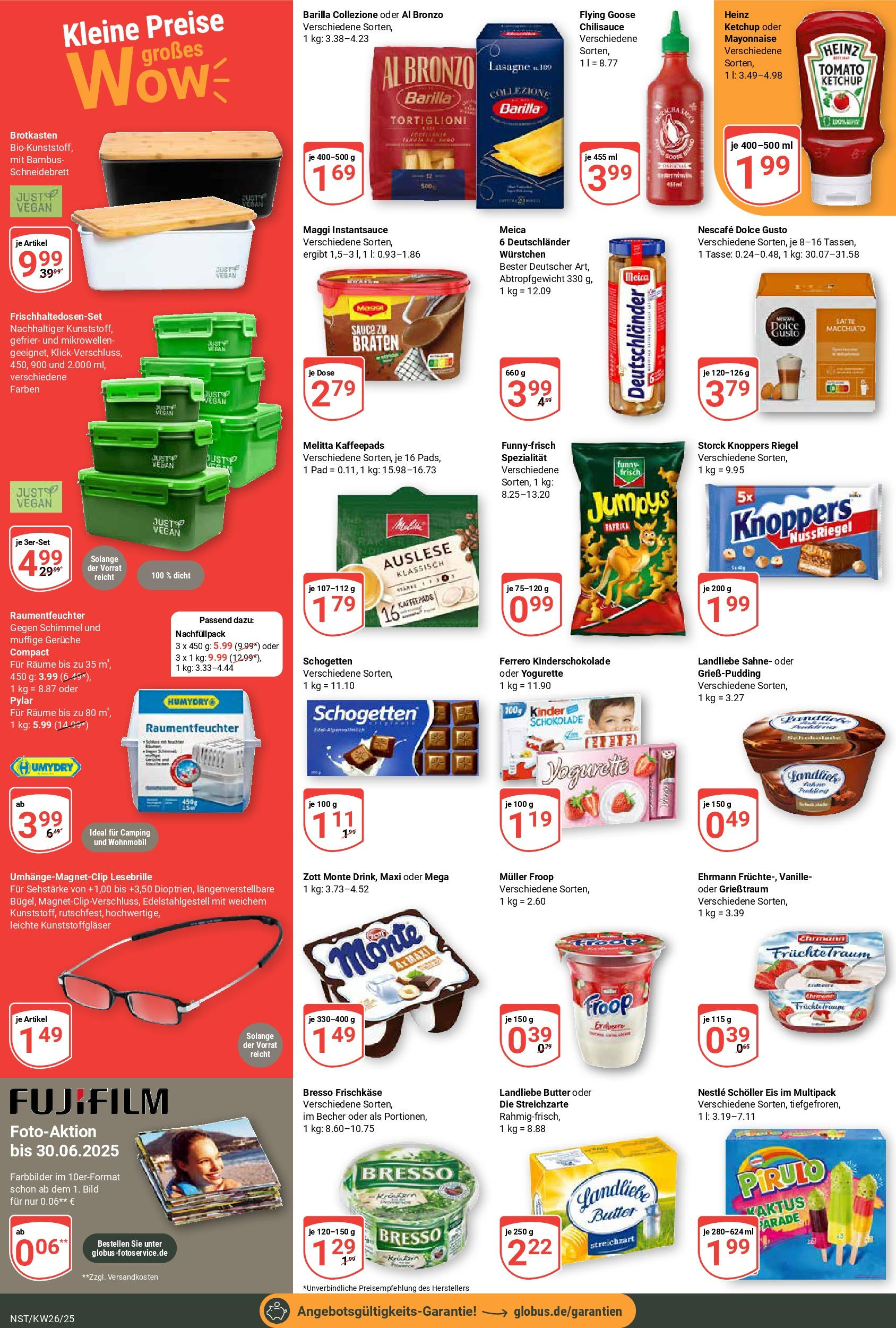 Globus prospekt Neustadt	 (ab 22.06.2025) » Angebote online | Seite: 6 | Produkte: Yogurette, Landliebe butter, Sahne, Frischkase