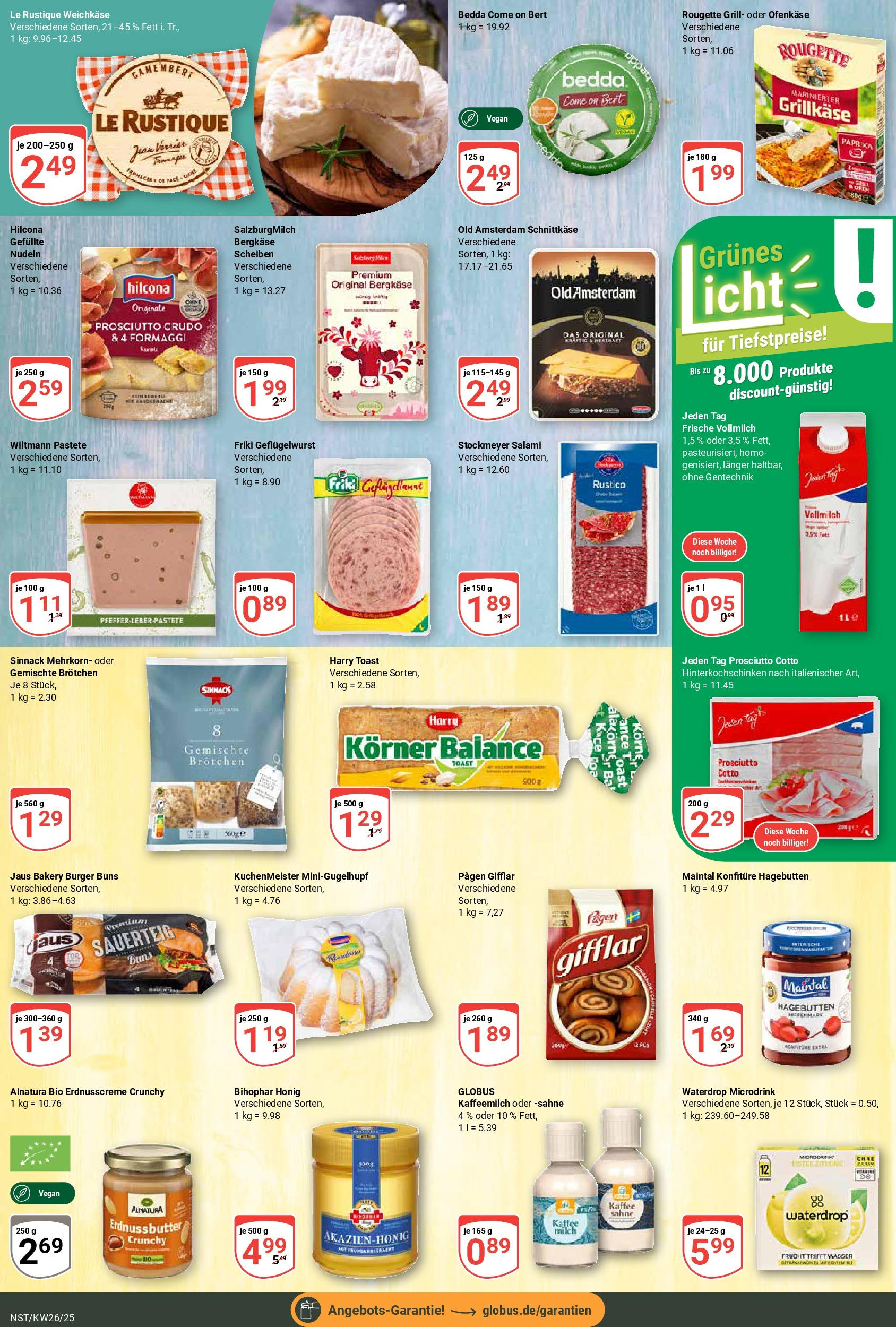 Globus prospekt Neustadt	 (ab 22.06.2025) » Angebote online | Seite: 15 | Produkte: Grill, Butter, Pasta, Salami