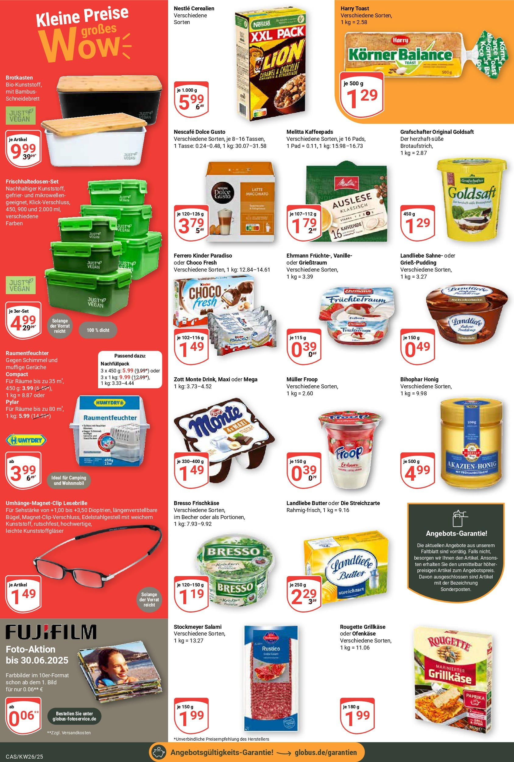 Globus prospekt Castrop-Rauxel	 (ab 22.06.2025) » Angebote online | Seite: 2 | Produkte: Froop, Nescafe, Paprika, Frischkase