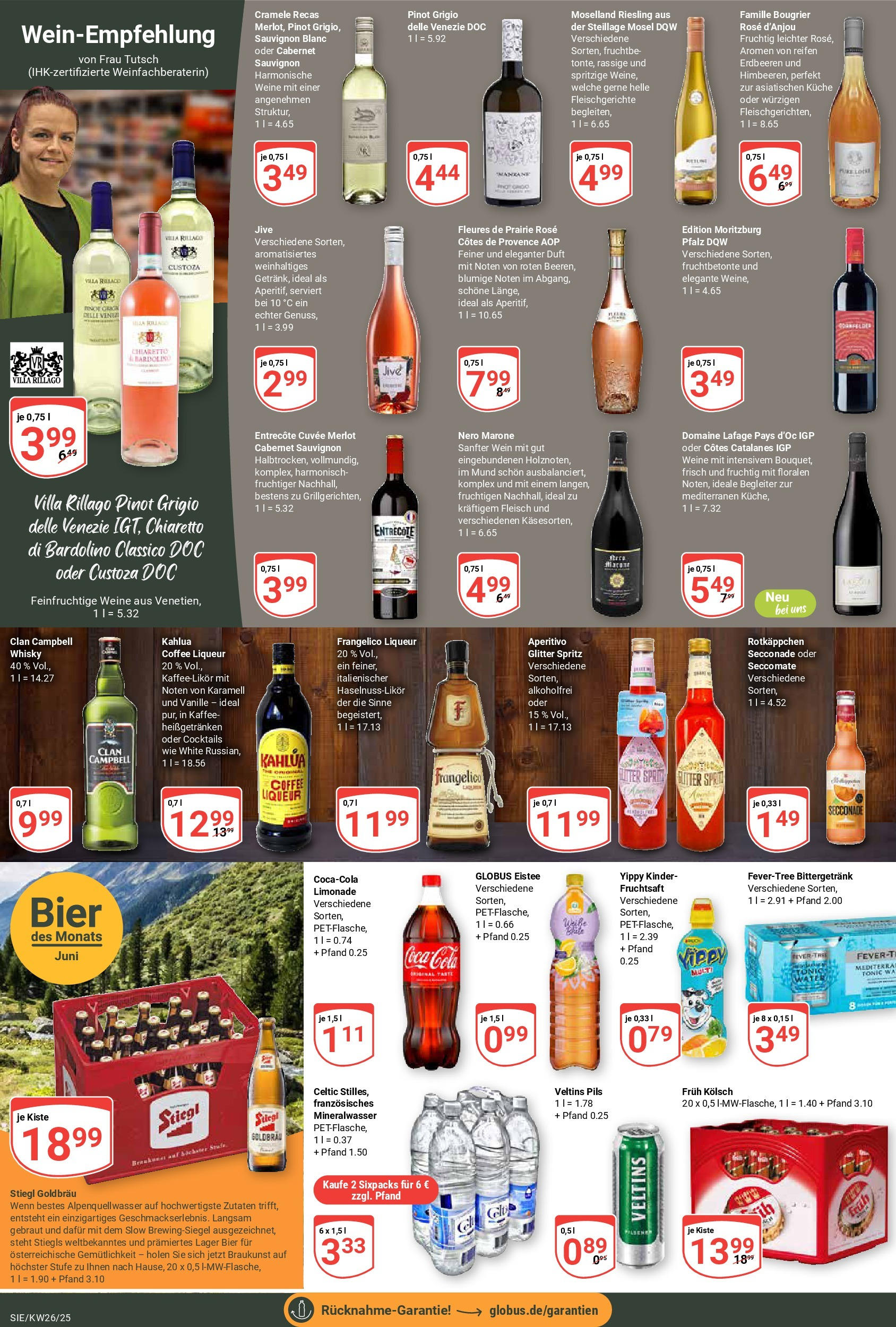 Globus prospekt Siegen	 (ab 22.06.2025) » Angebote online | Seite: 17 | Produkte: Mixer, Coca cola, Cola, Veltins