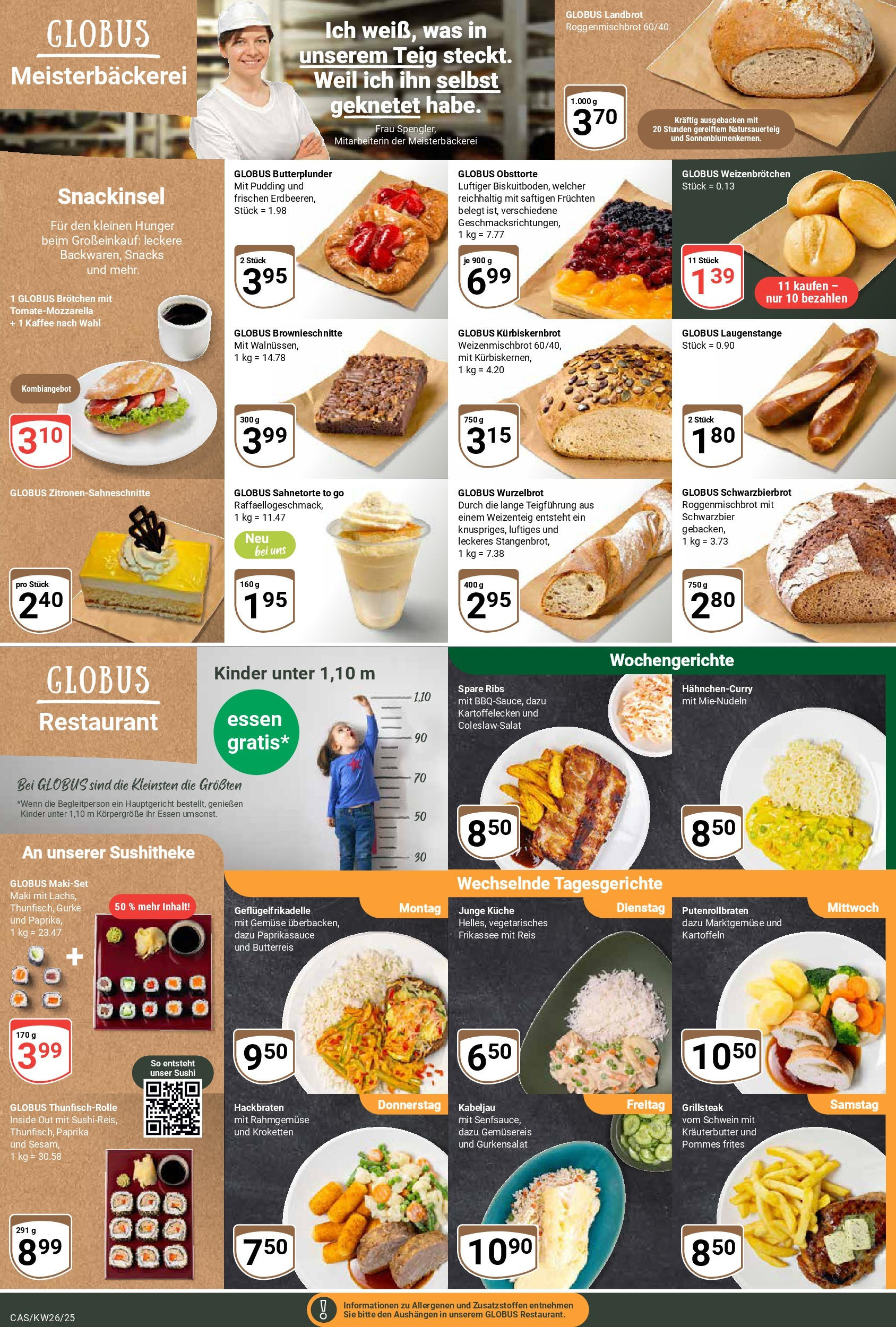 Globus prospekt Castrop-Rauxel	 (ab 22.06.2025) » Angebote online | Seite: 6 | Produkte: Kaffee, Spare ribs, Pommes frites, Reis