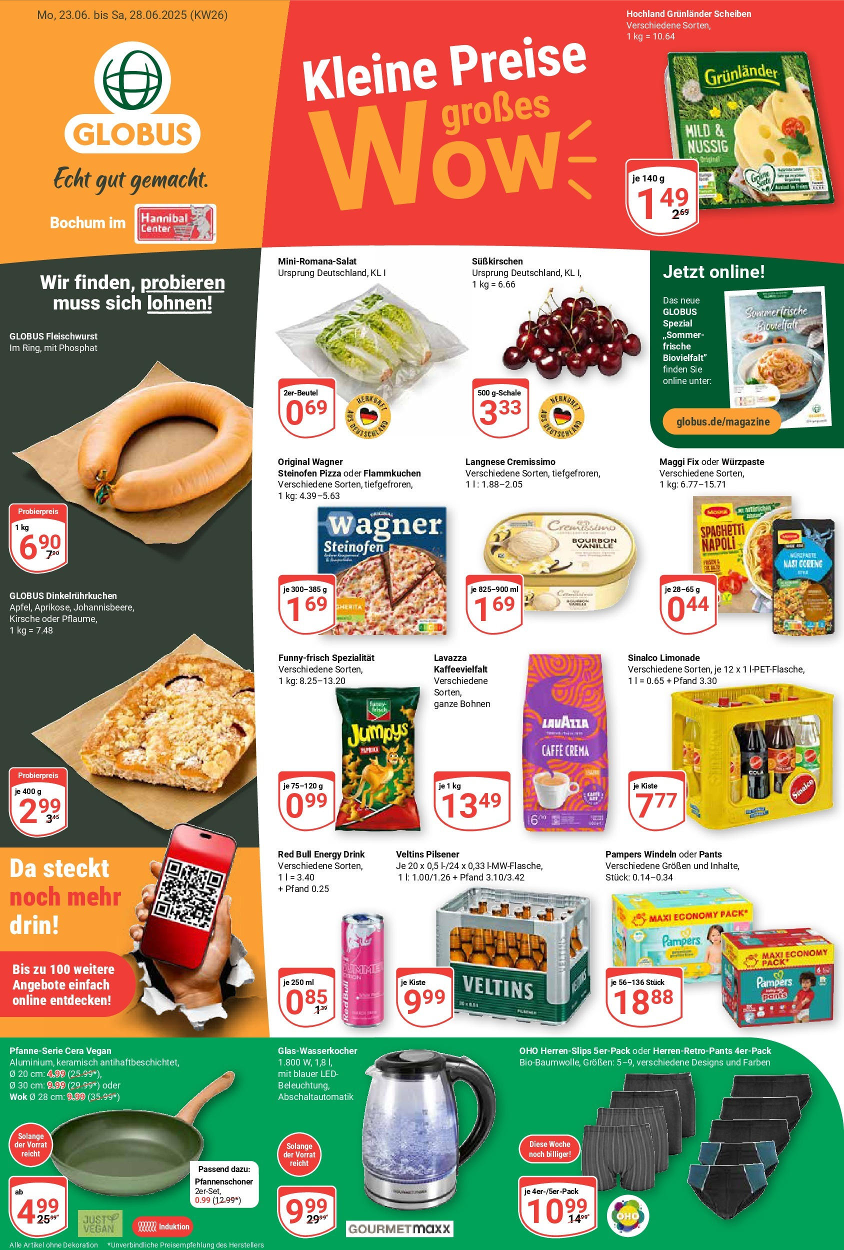 Globus prospekt Bochum-Riemke	 (ab 22.06.2025) » Angebote online | Seite: 1 | Produkte: Maggi, Grunlander, Maggi fix, Pizza