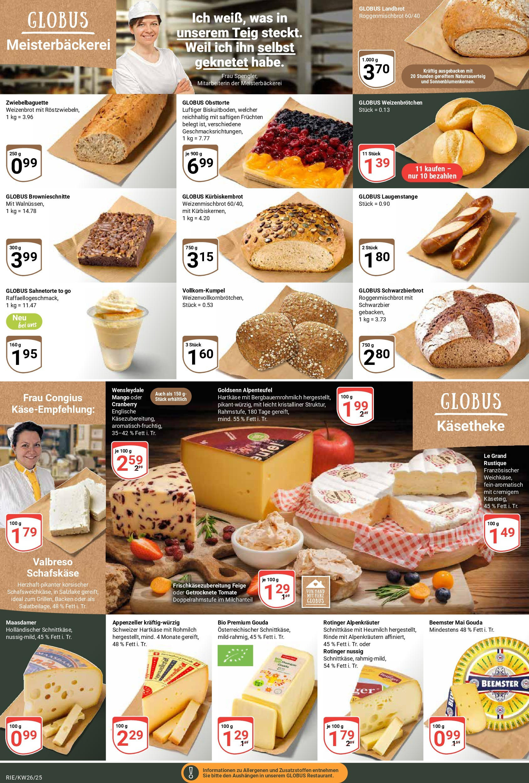 Globus prospekt Bochum-Riemke	 (ab 22.06.2025) » Angebote online | Seite: 6 | Produkte: Gouda, Mango, Schafskase