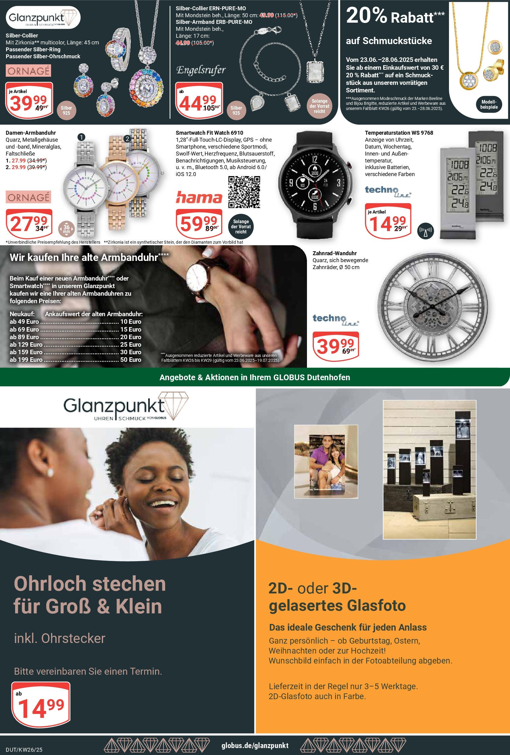 Globus prospekt Wetzlar-Dutenhofen	 (ab 22.06.2025) » Angebote online | Seite: 22 | Produkte: Smartwatch