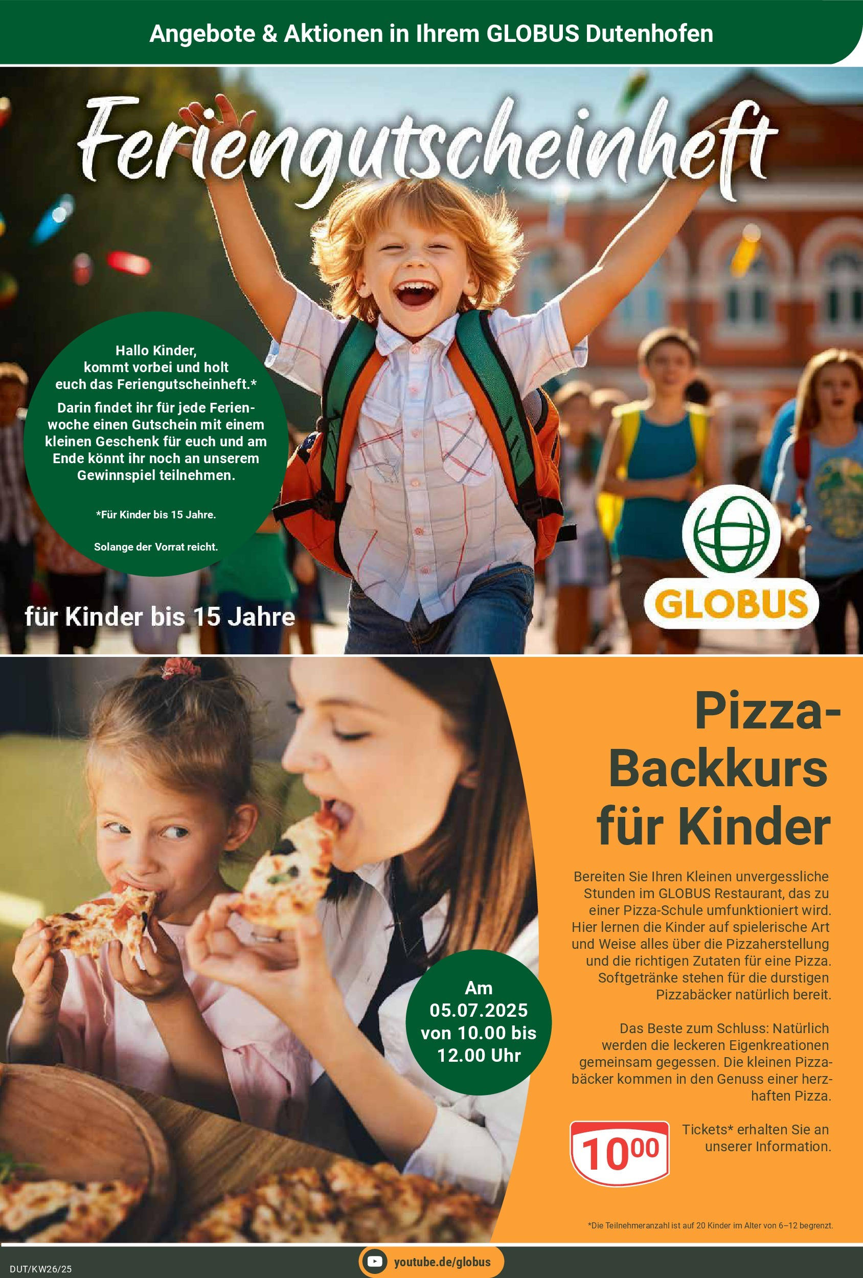Globus prospekt Wetzlar-Dutenhofen	 (ab 22.06.2025) » Angebote online | Seite: 24 | Produkte: Pizza, Uhr