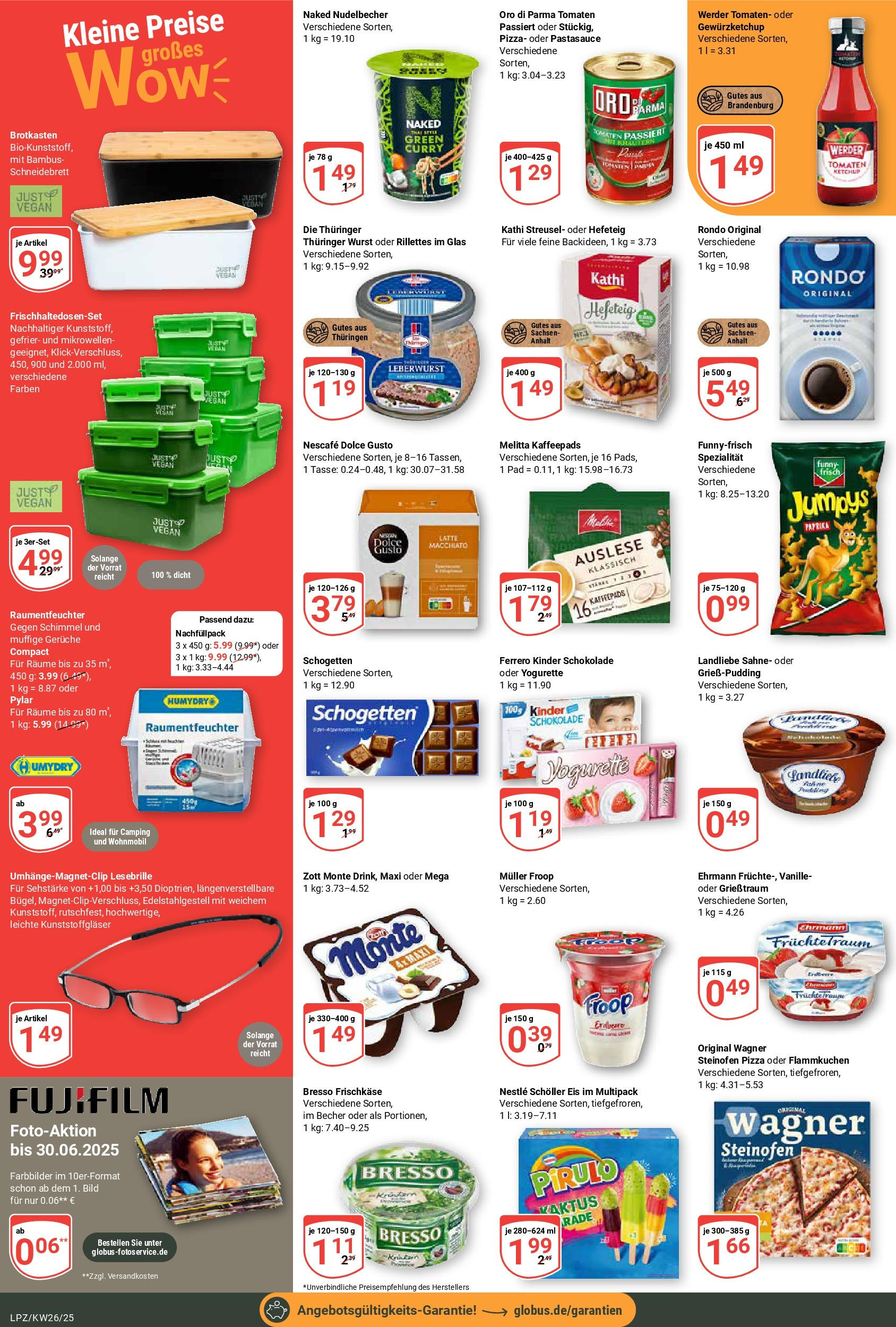 Globus prospekt Leipzig	 (ab 22.06.2025) » Angebote online | Seite: 6 | Produkte: Tomaten, Pudding, Oro di parma, Ketchup
