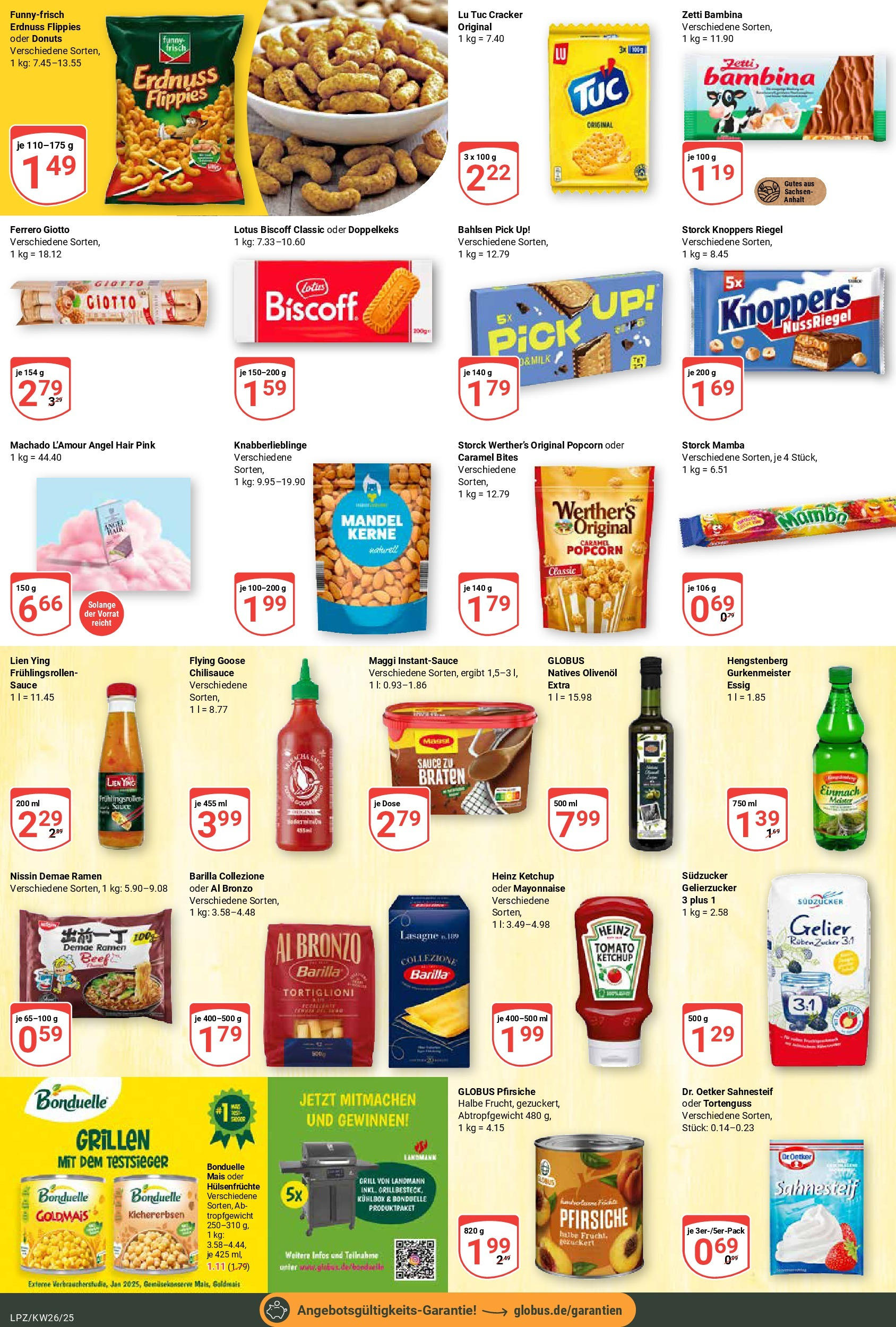 Globus prospekt Leipzig	 (ab 22.06.2025) » Angebote online | Seite: 15 | Produkte: Barilla, Donuts, Pasta, Ketchup