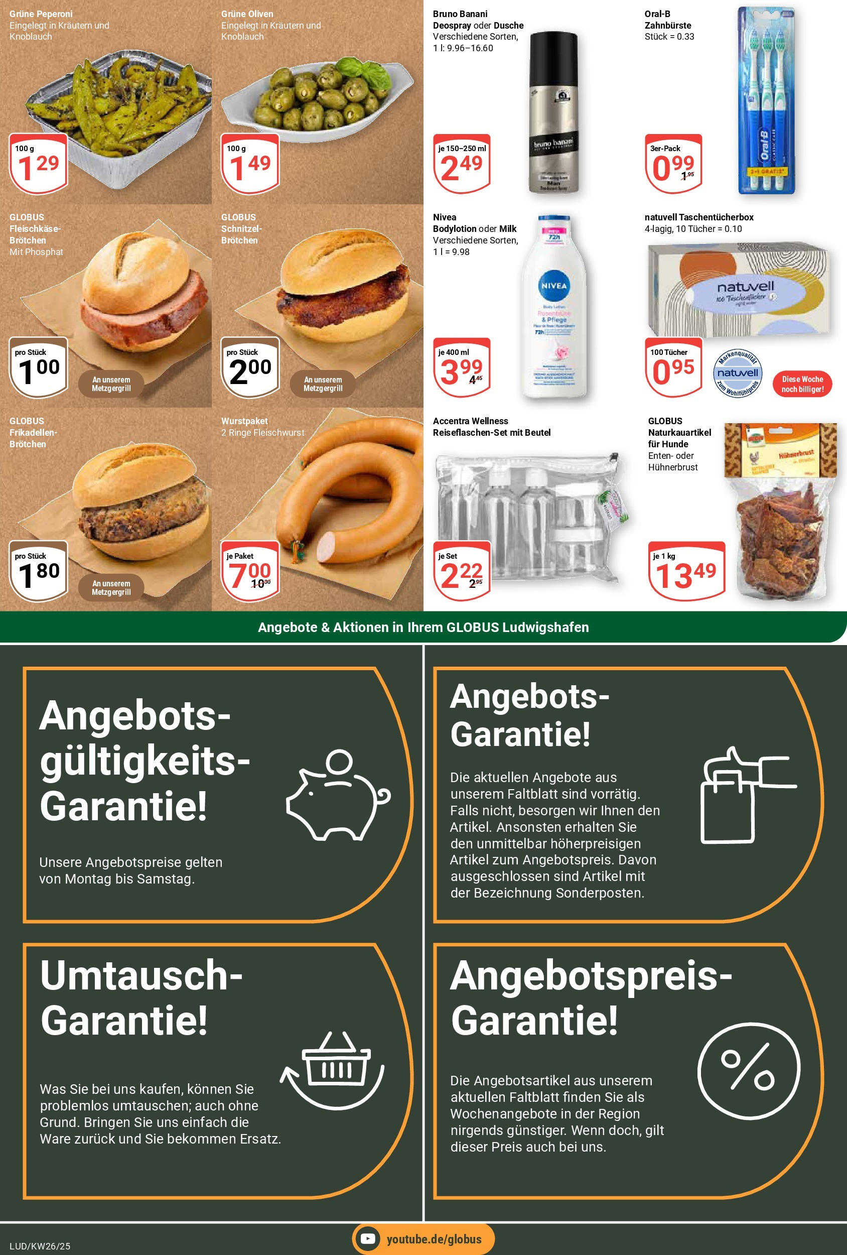 Globus prospekt Ludwigshafen-Oggersheim	 (ab 22.06.2025) » Angebote online | Seite: 9 | Produkte: Schnitzel, Deodorant, Body Lotion, Deospray