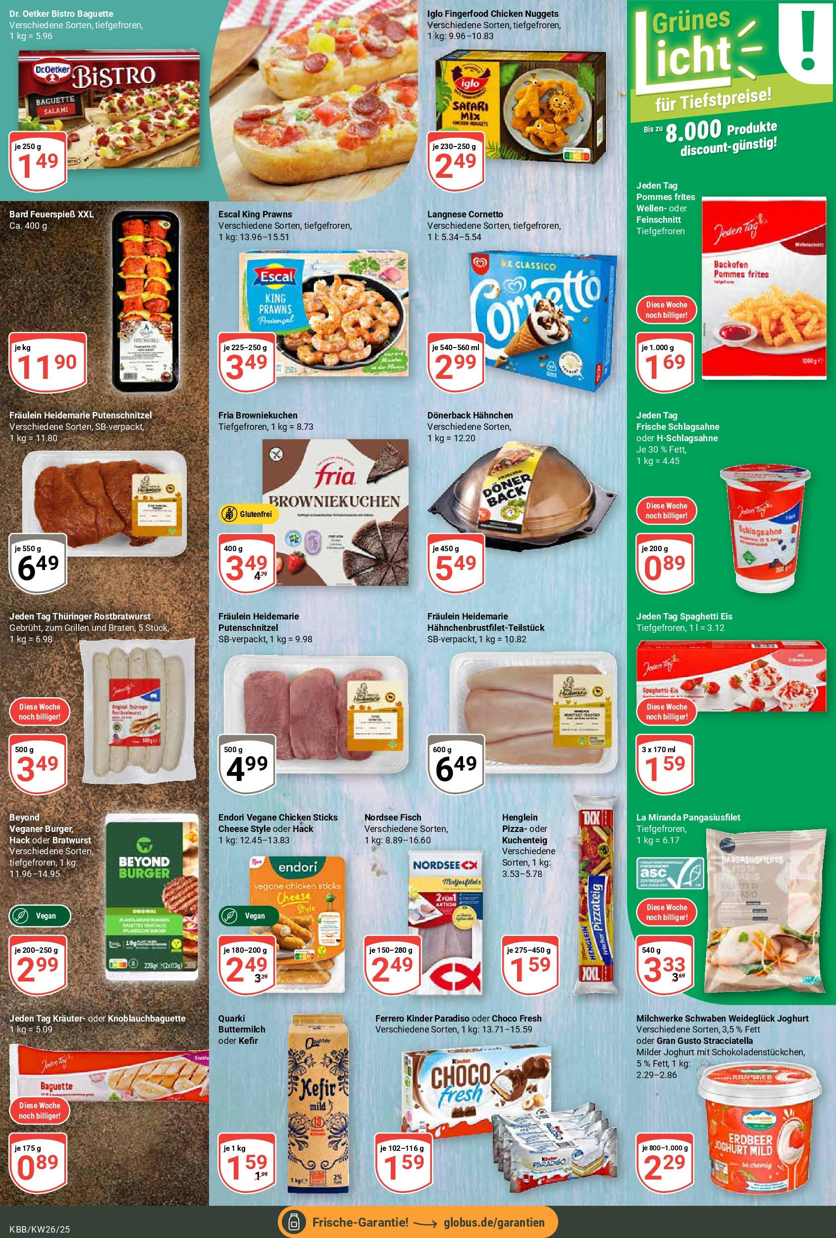 Globus prospekt Koblenz-Bubenheim	 (ab 22.06.2025) » Angebote online | Seite: 14 | Produkte: Langnese, Kefir, Salami, Pizza