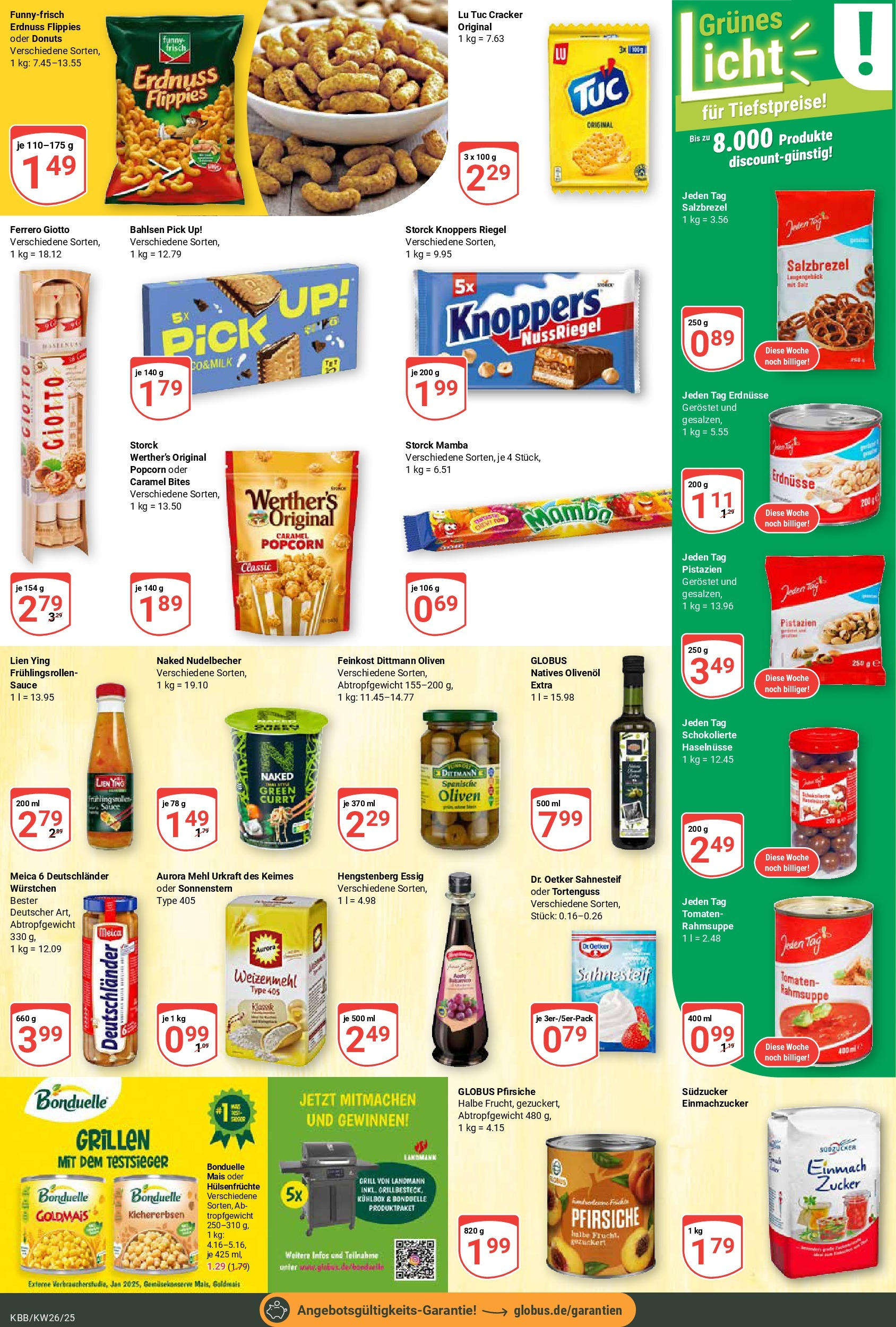 Globus prospekt Koblenz-Bubenheim	 (ab 22.06.2025) » Angebote online | Seite: 16 | Produkte: Olivenol, Tomaten, Weizenmehl, Donuts