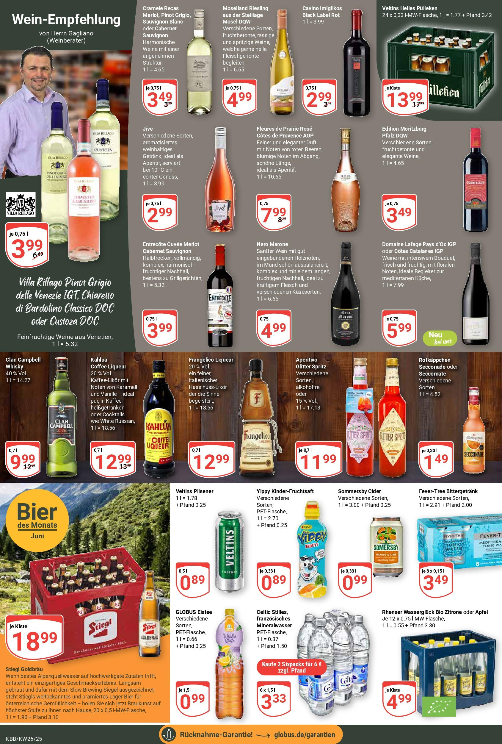 Globus prospekt Koblenz-Bubenheim	 (ab 22.06.2025) » Angebote online | Seite: 17 | Produkte: Küche, Duft, Rotkäppchen, Wein