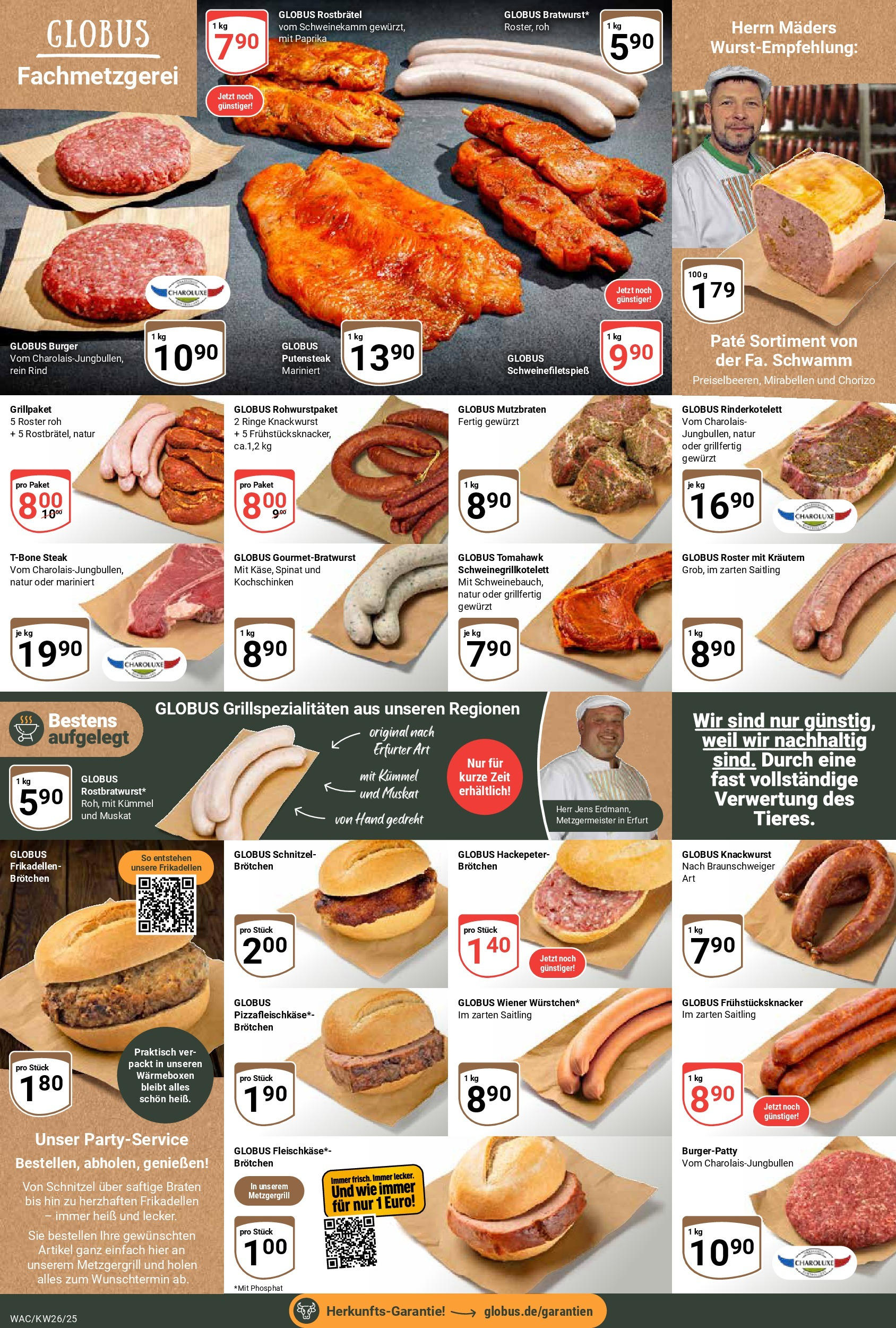 Globus prospekt Markkleeberg	 (ab 22.06.2025) » Angebote online | Seite: 10 | Produkte: Schnitzel, Paprika, Wurst, Steak