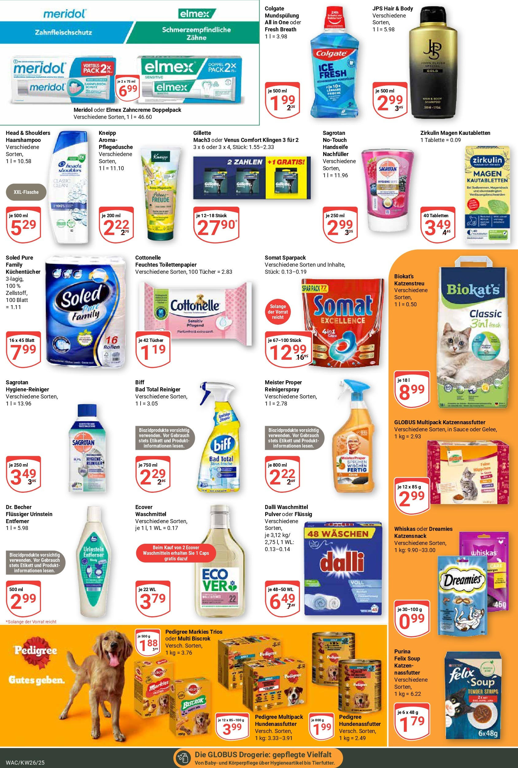 Globus prospekt Markkleeberg	 (ab 22.06.2025) » Angebote online | Seite: 21 | Produkte: Head & shoulders, Shower Gel, Whiskas, Feuchtes Toilettenpapier