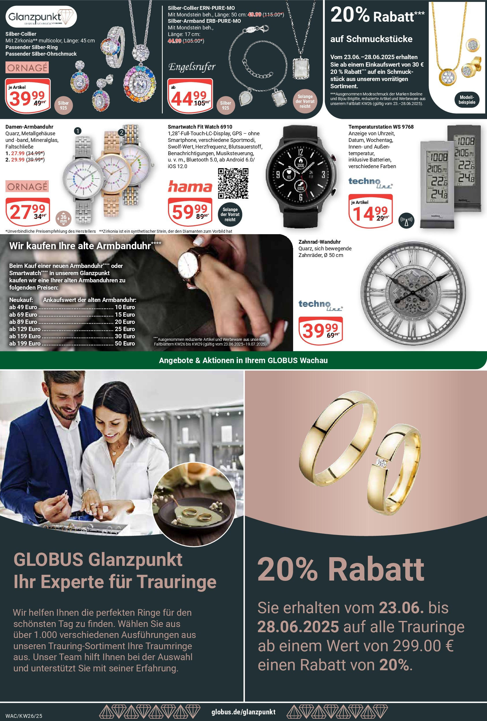 Globus prospekt Markkleeberg	 (ab 22.06.2025) » Angebote online | Seite: 25 | Produkte: Smartwatch