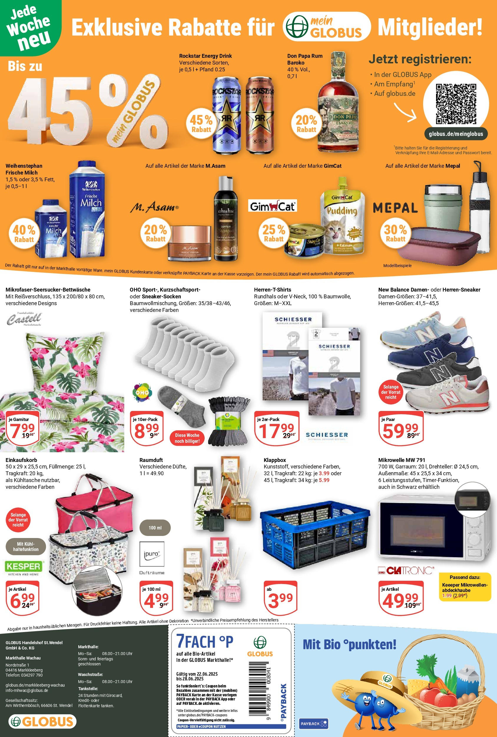 Globus prospekt Markkleeberg	 (ab 22.06.2025) » Angebote online | Seite: 26 | Produkte: Rockstar energy, T-Shirt, Rum, Telefon