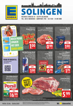 Edeka prospekt Solingen	 gültig ab dem 22.06.2025