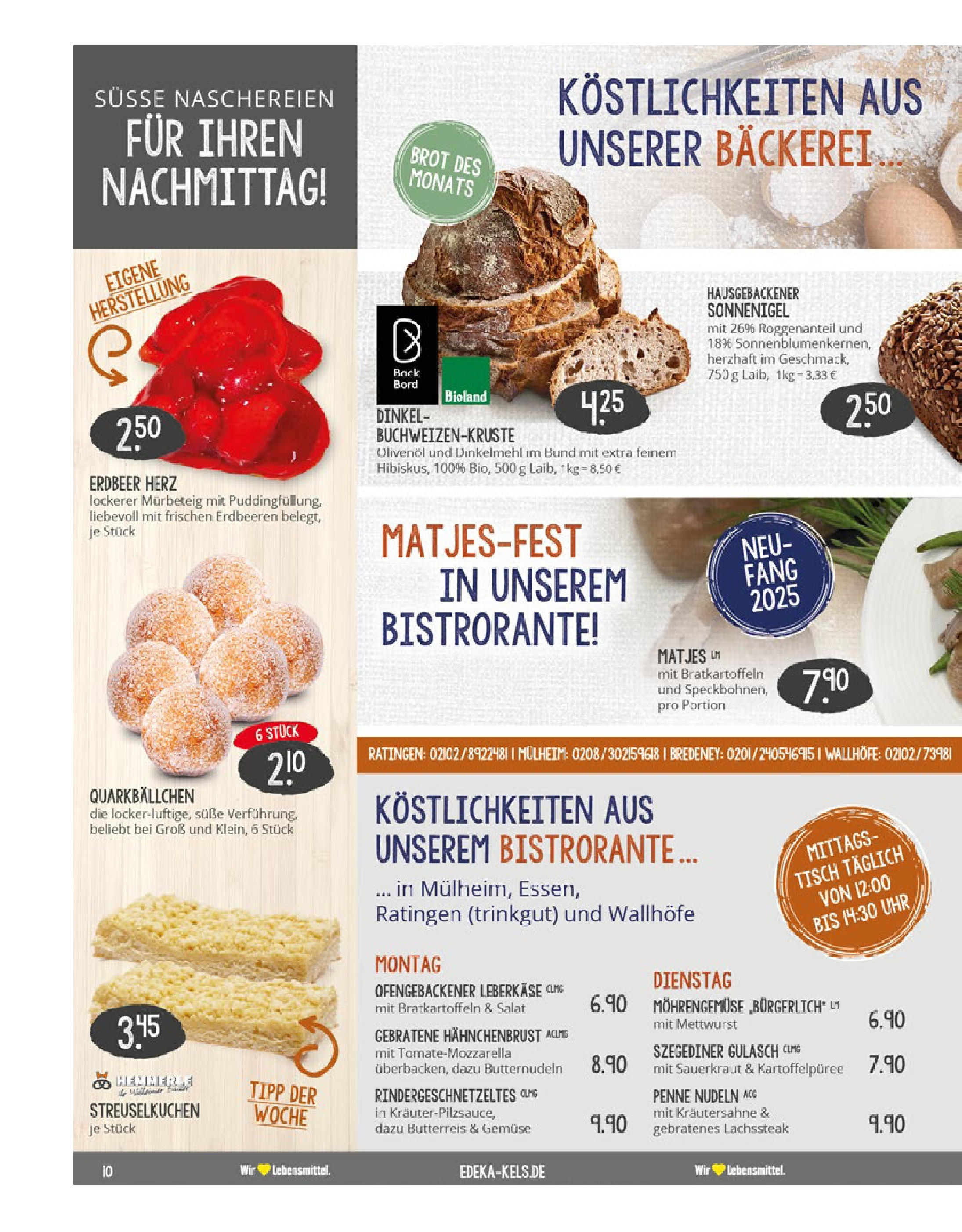 Edeka prospekt Ratingen-Hösel	 (ab 22.06.2025) » Angebote Online | Seite: 10 | Produkte: Gemüse, Gulasch, Nudeln, Salat