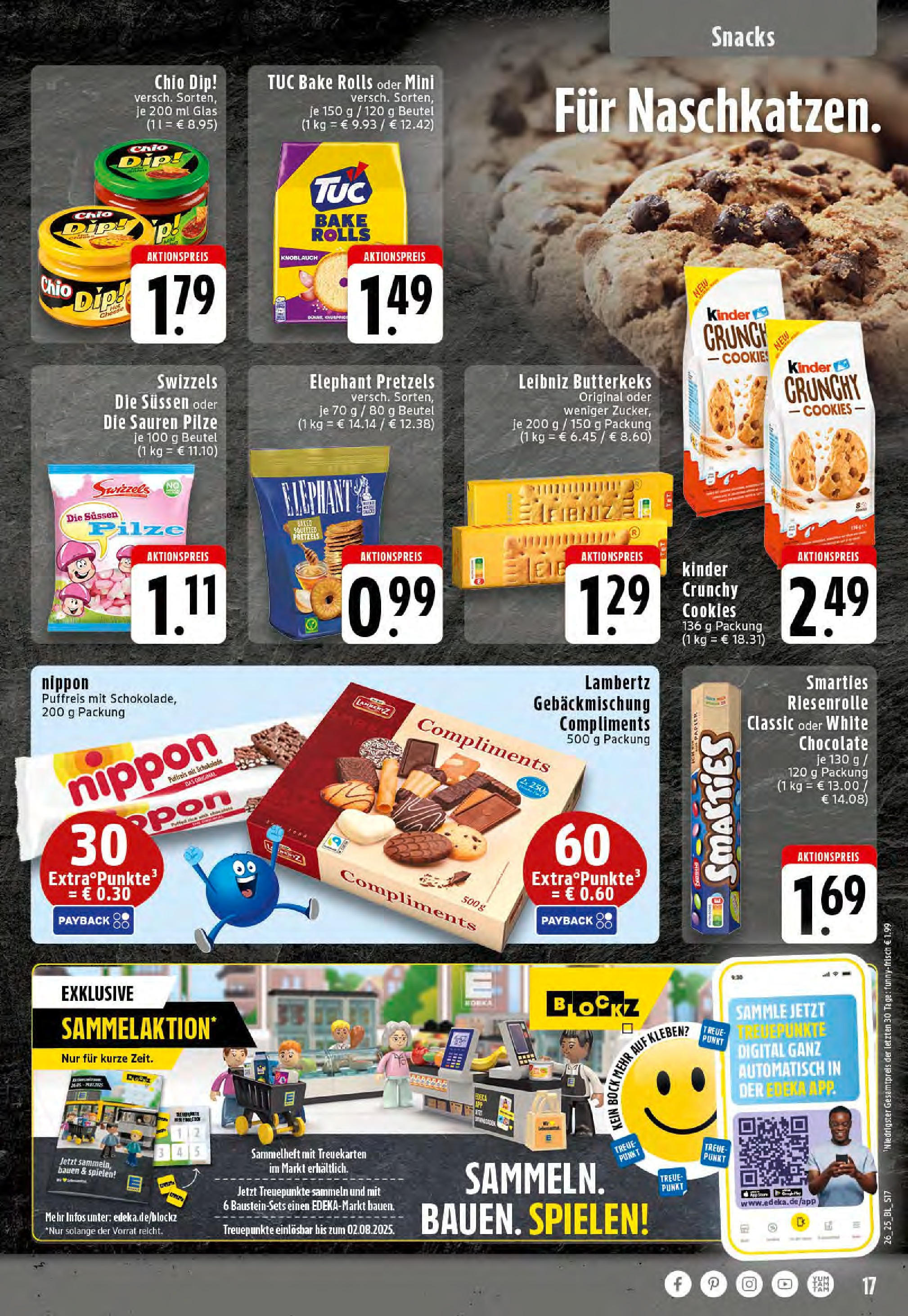 Edeka prospekt Essen	 (ab 23.06.2025) » Angebote Online | Seite: 17 | Produkte: Schokolade, Smarties, Knoblauch