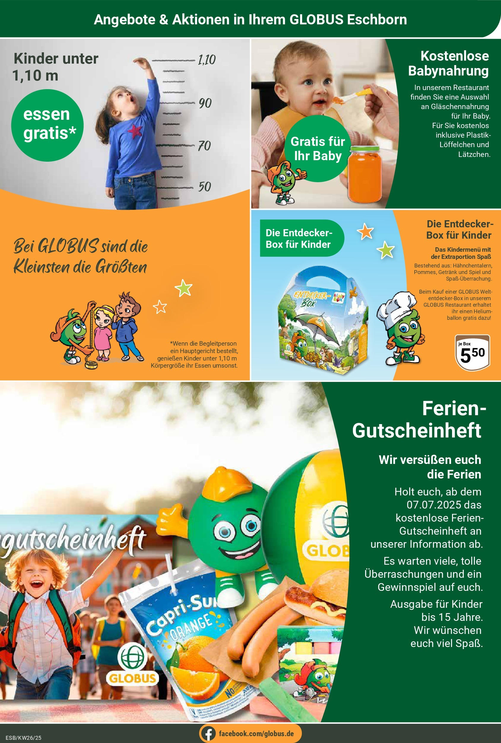 Globus prospekt Eschborn	 (ab 22.06.2025) » Angebote online | Seite: 23 | Produkte: Spiel, Box, Babynahrung