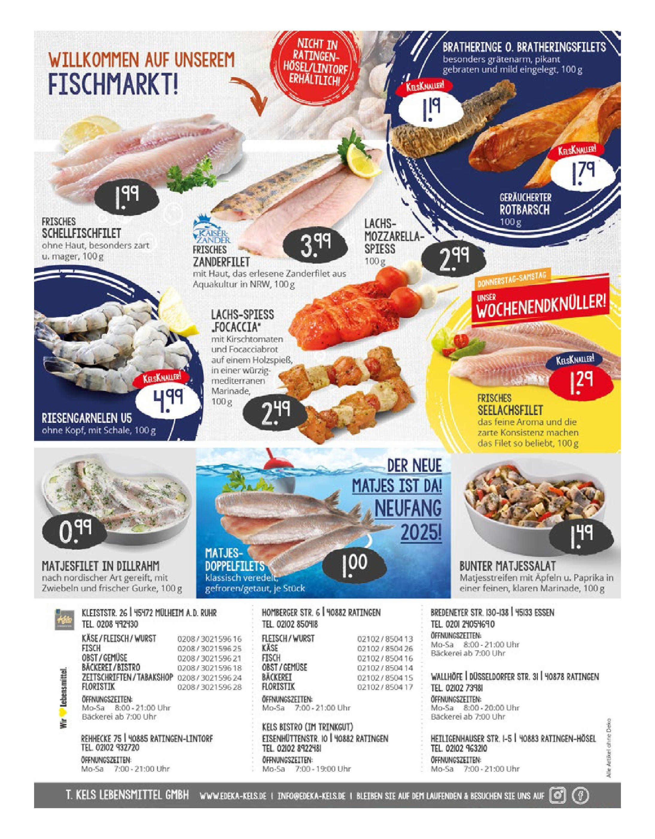Edeka prospekt Ratingen-Hösel	 (ab 22.06.2025) » Angebote Online | Seite: 20 | Produkte: Fisch, Obst, Dill, Uhr